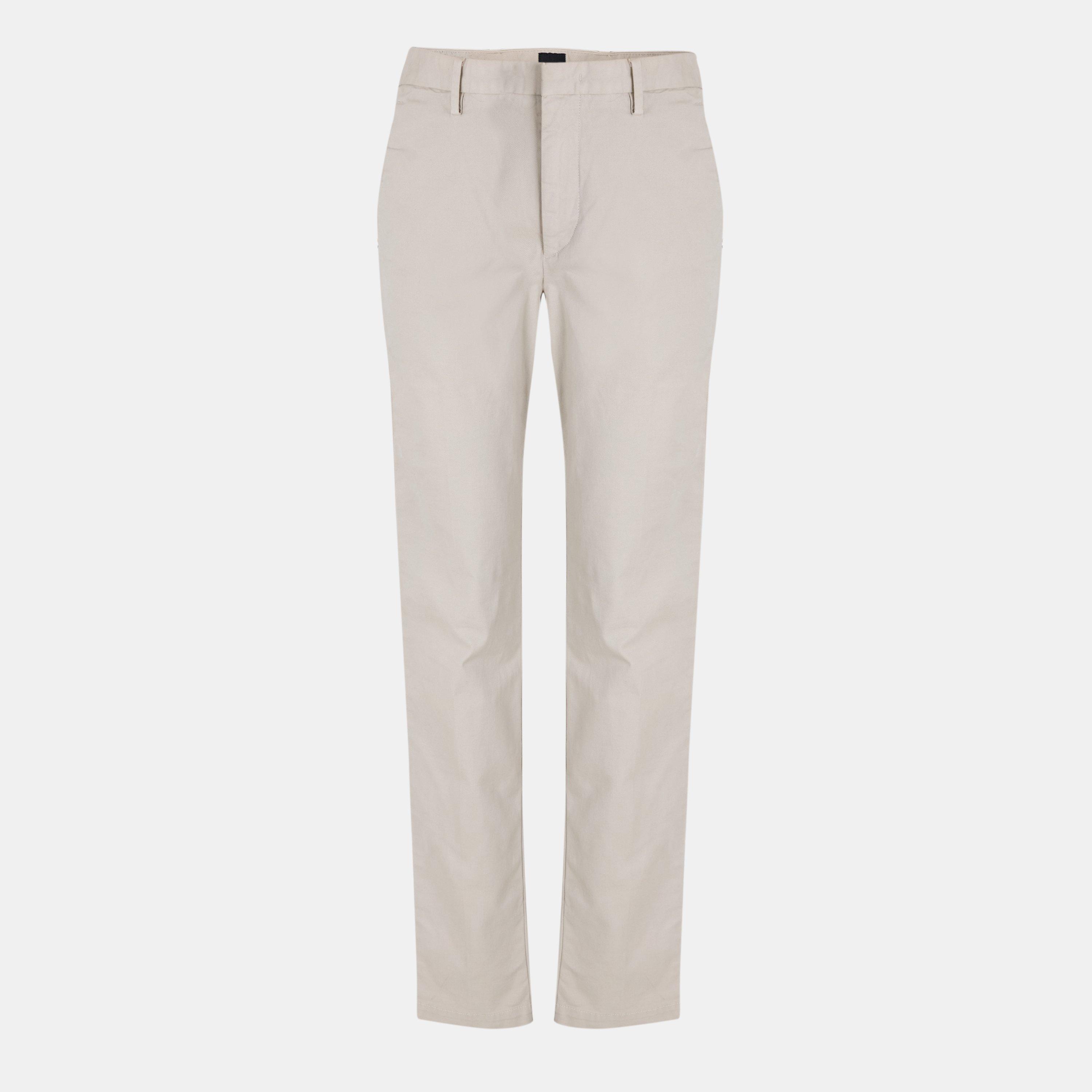 Boss Men's Kaito3 Straight Leg Trousers - Light Beige - 30W R