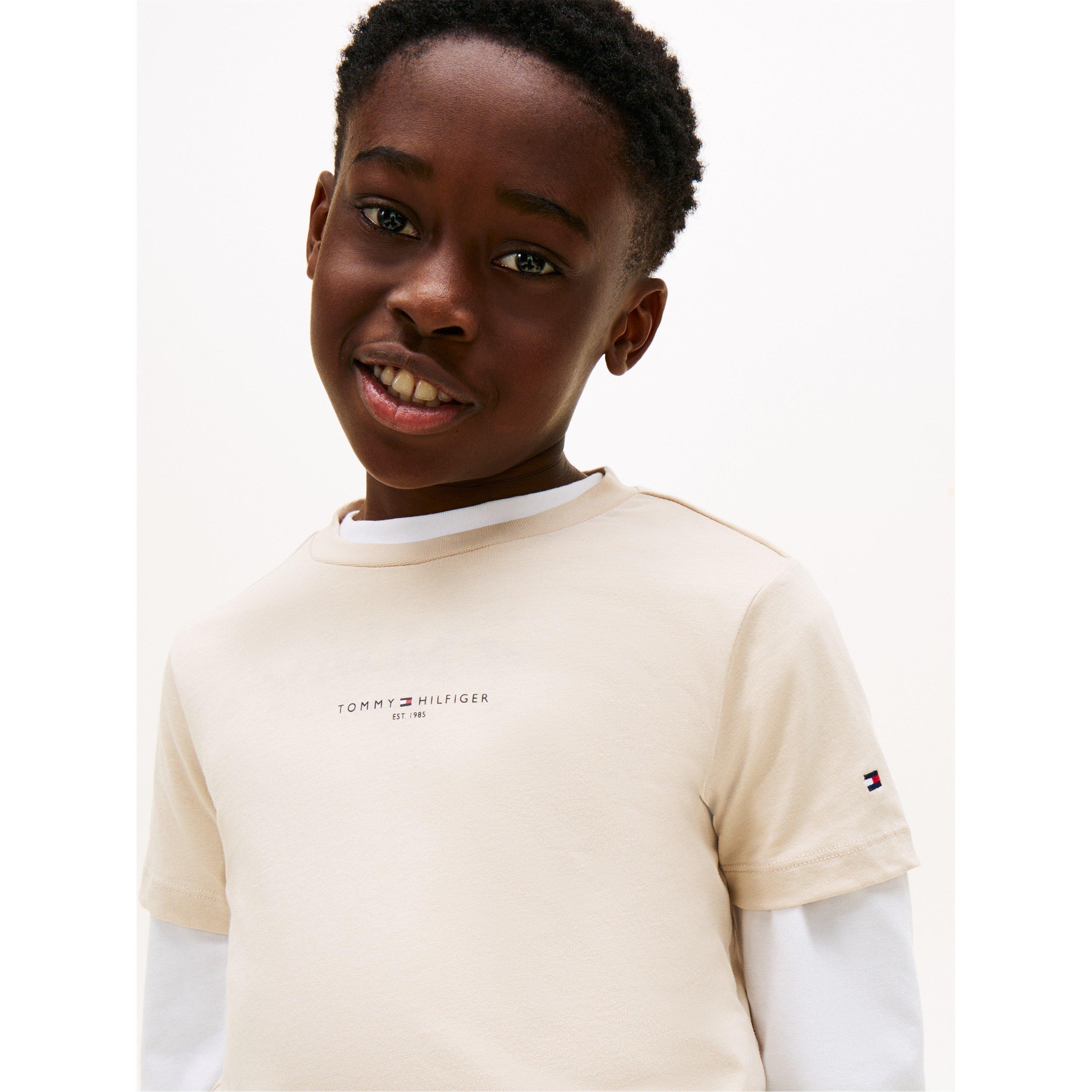 Beige ACI - Tommy Hilfiger - Tommy Tee Short Set Jn62 - 4