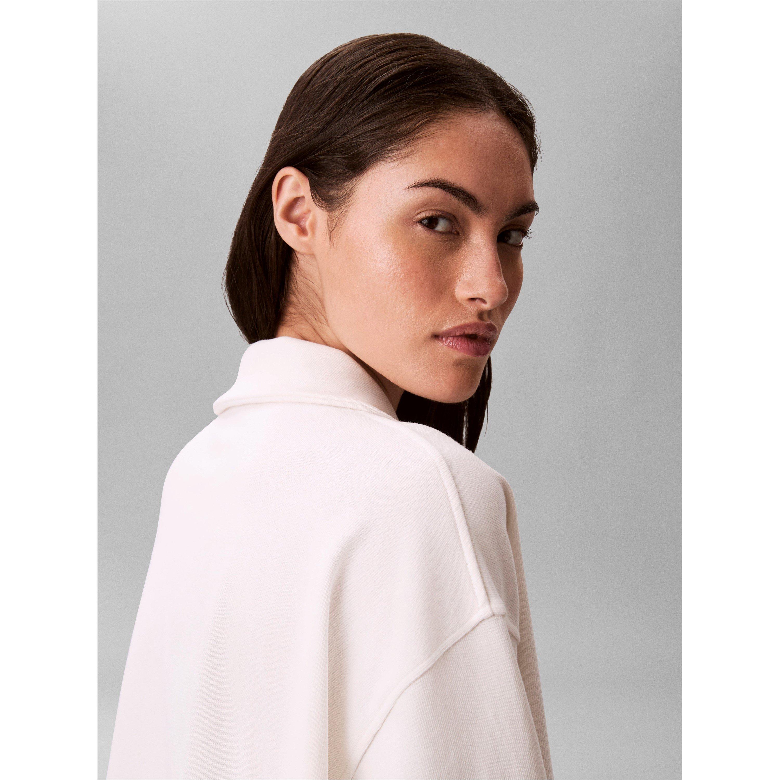 Tofu - Calvin Klein - Women's Long Sleeve Polo Shirt - 5