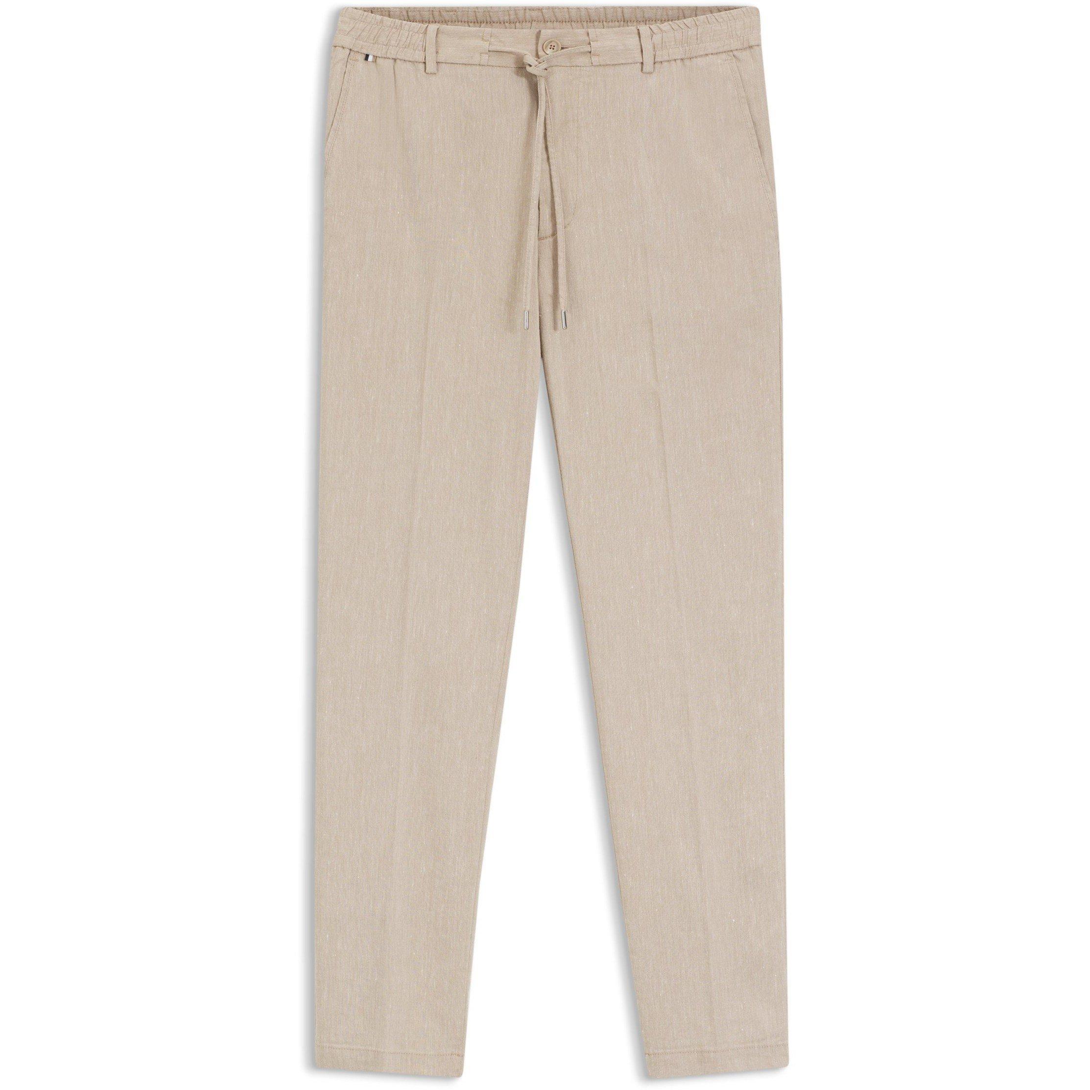 Boss Men's Straight Leg Trousers - Beige 286 - 34W R