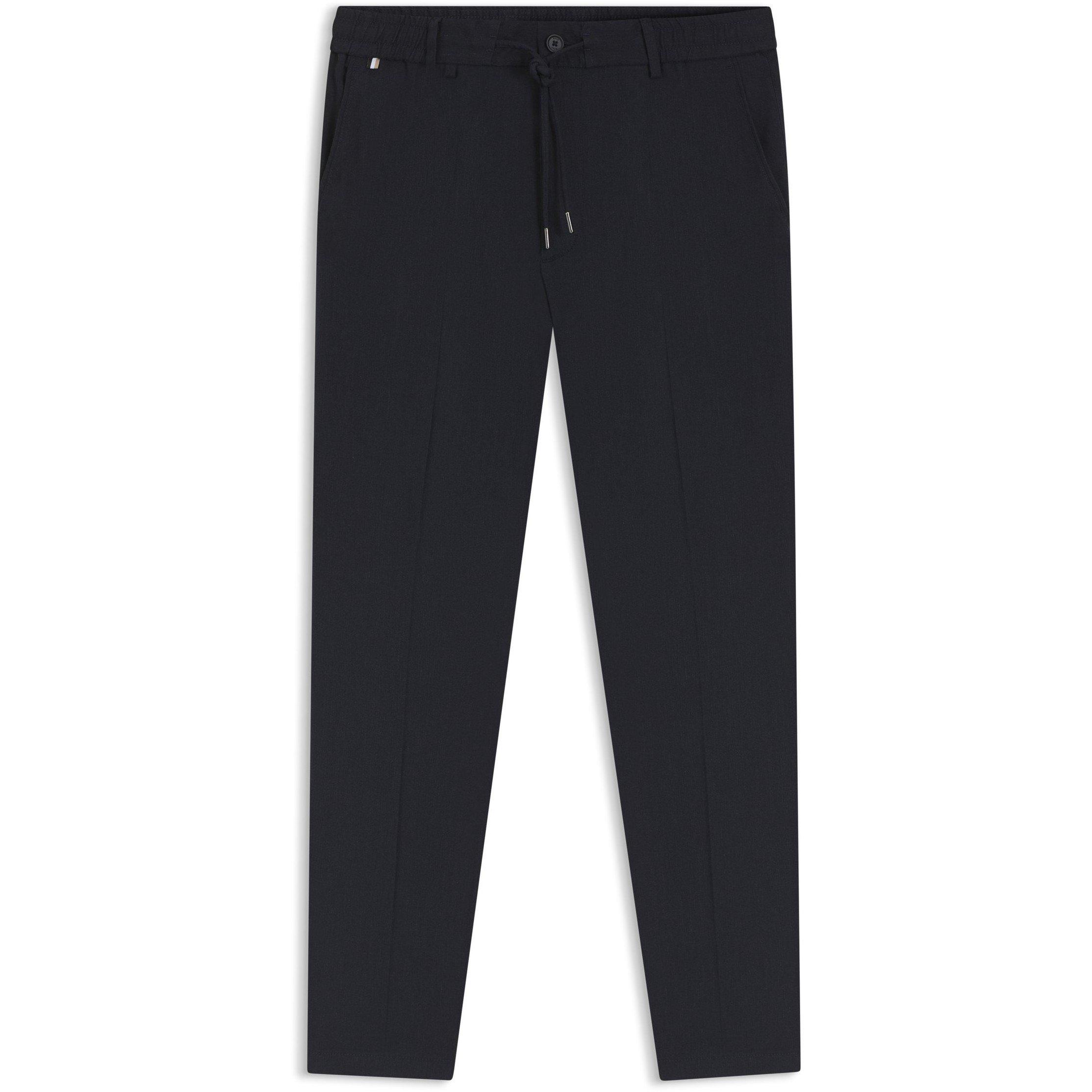 Dark Blue 405 - Boss - Men's Straight Leg Trousers - 1