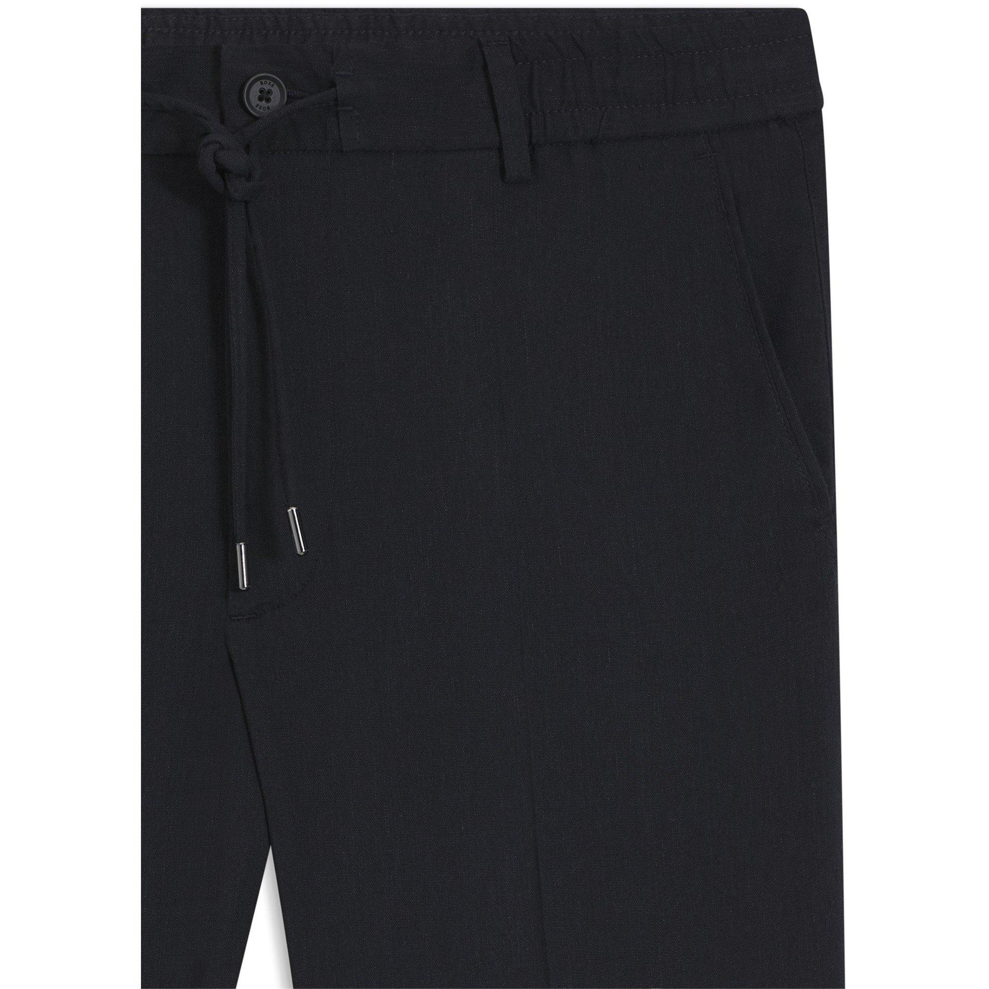 Dark Blue 405 - Boss - Men's Straight Leg Trousers - 2