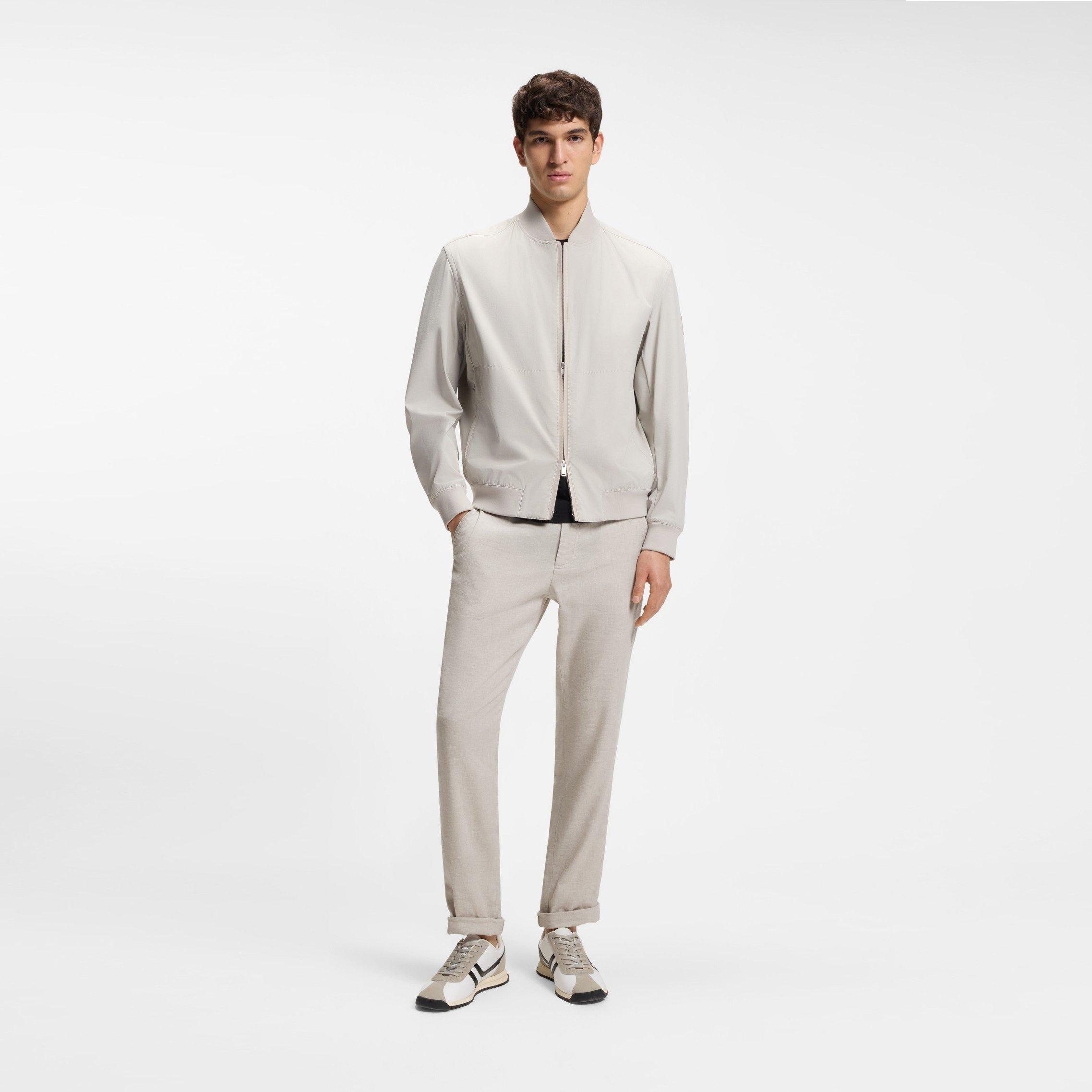 Light Grey 070 - Boss - Men's Straight Leg Trousers - 5