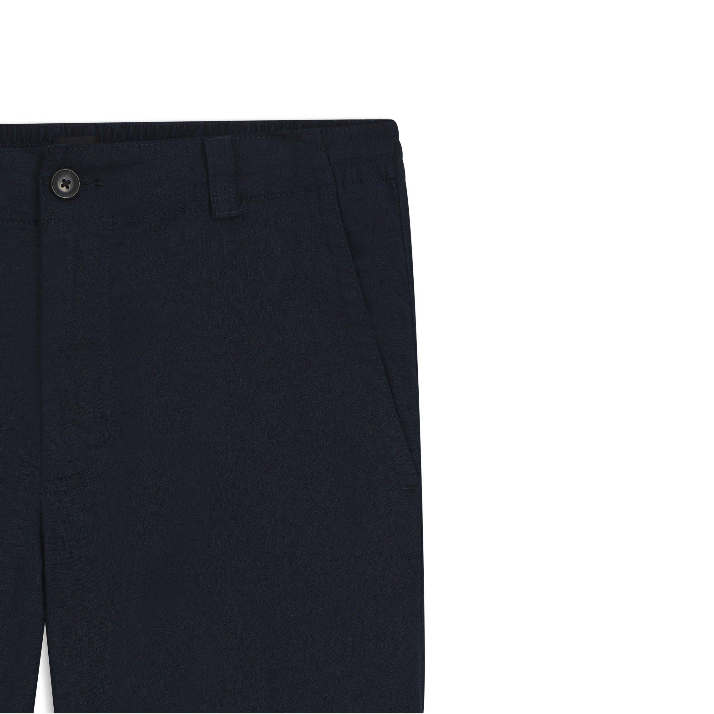 Dark Blue 404 - Boss - Mens BOSS ORANGE Straight Leg Linen Trousers - 6
