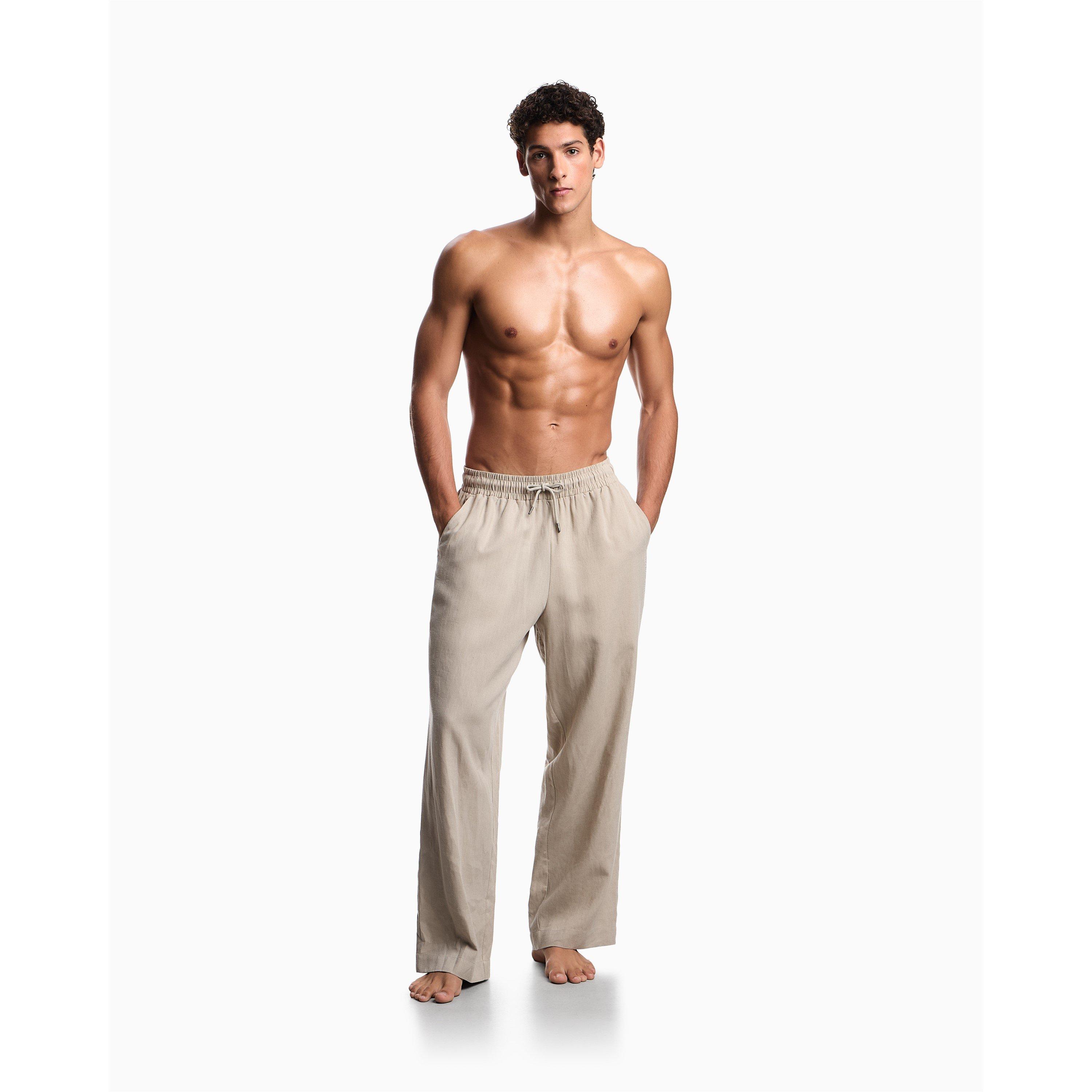 GREYISH-BROWN - Emporio Armani - PANT BEACHWEAR - 2
