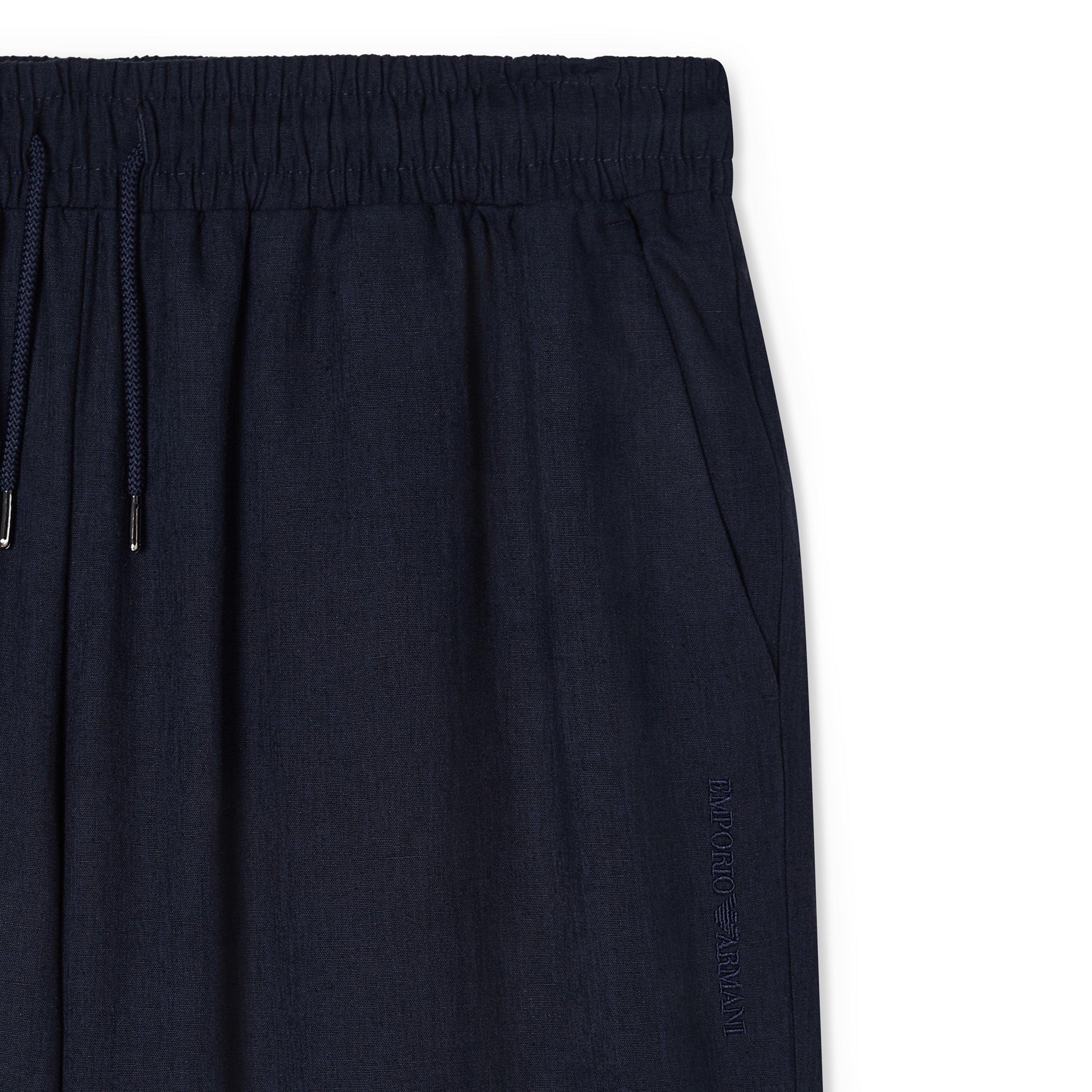 Armani Blue - Emporio Armani - Men's Beachwear Straight Leg Trousers - 2