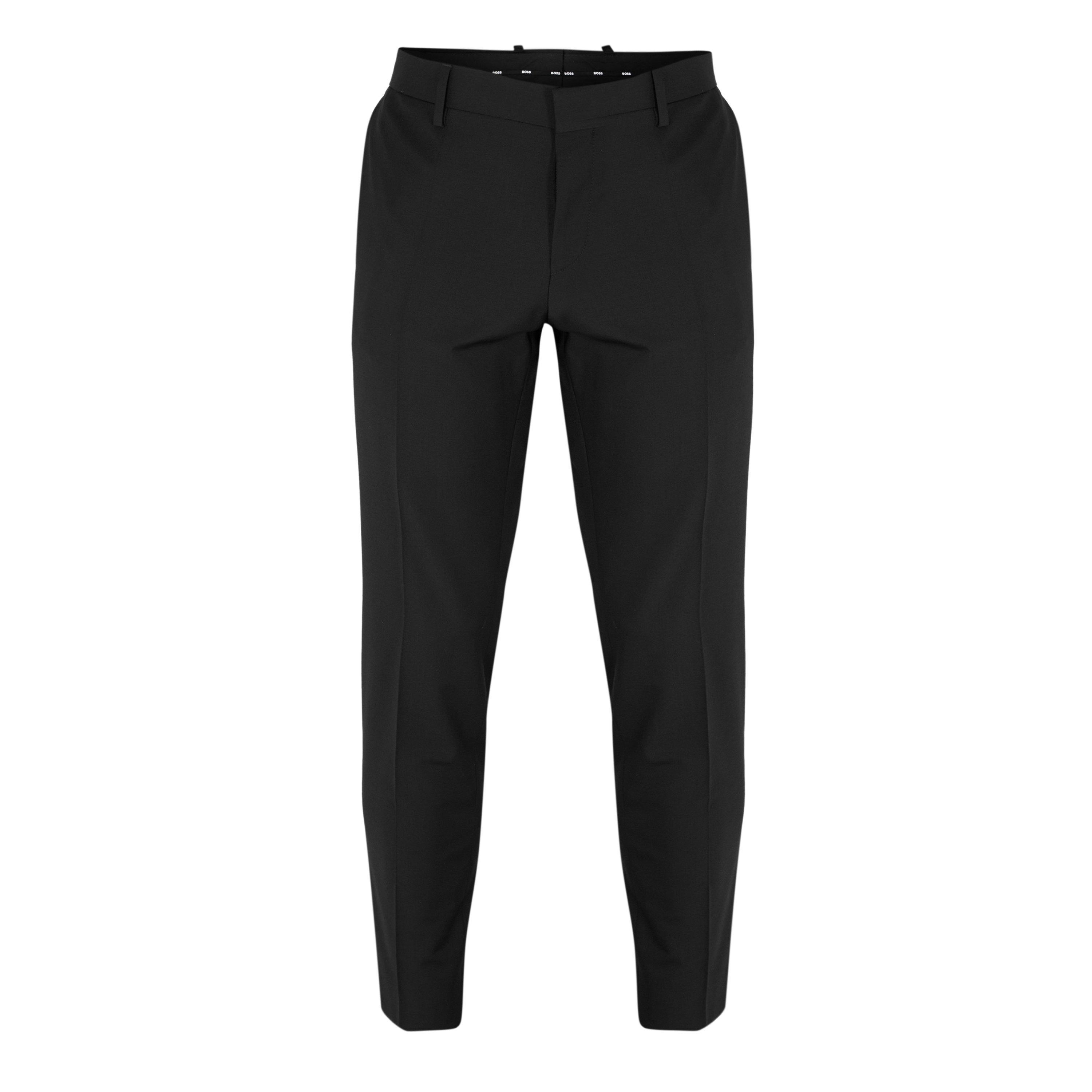 Boss Men's H-Genius-Mm-C-224 10245447 01 Straight Leg Trousers - Black - 38W R