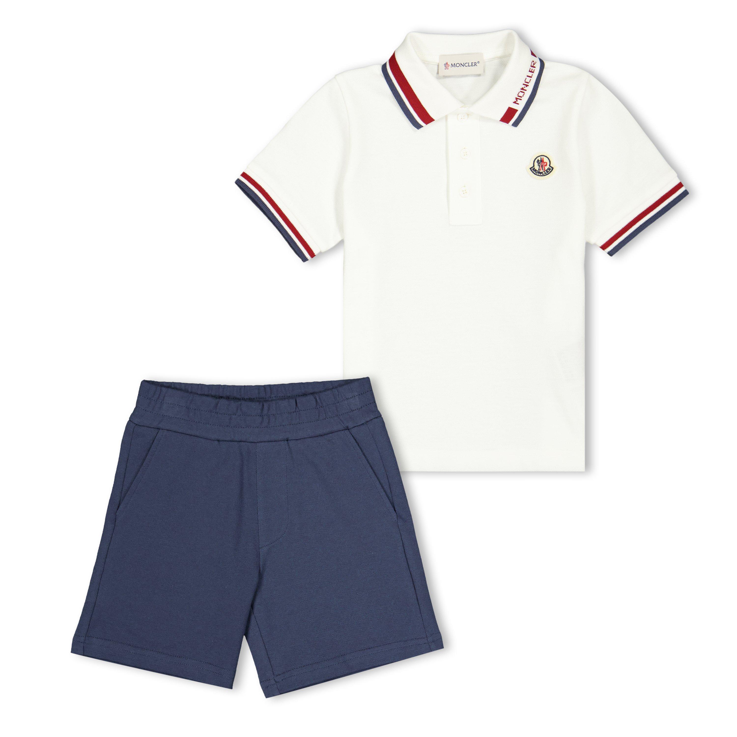 Wht/Blu F71 - Moncler - Kids' Clothing Set - 1