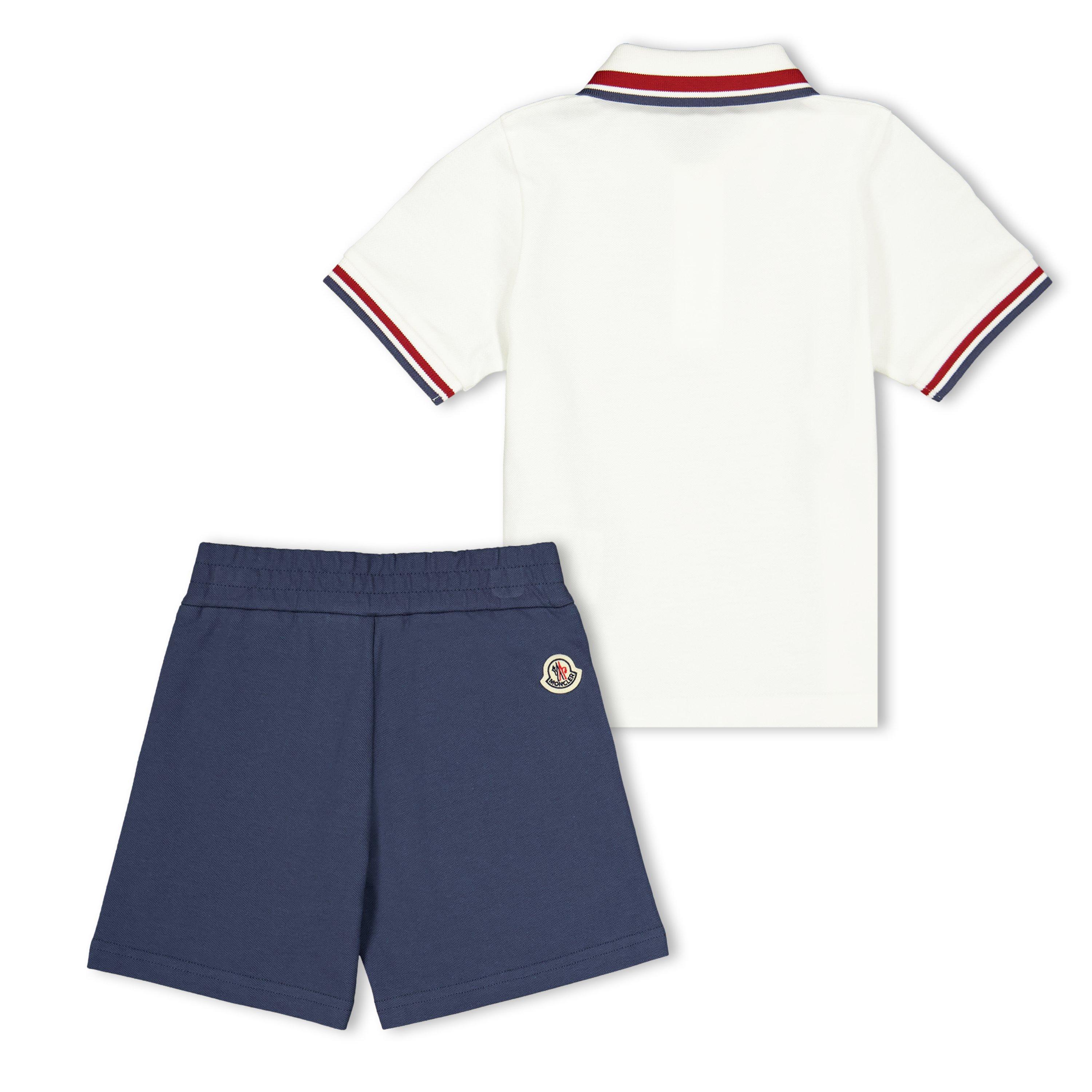 Wht/Blu F71 - Moncler - Kids' Clothing Set - 2