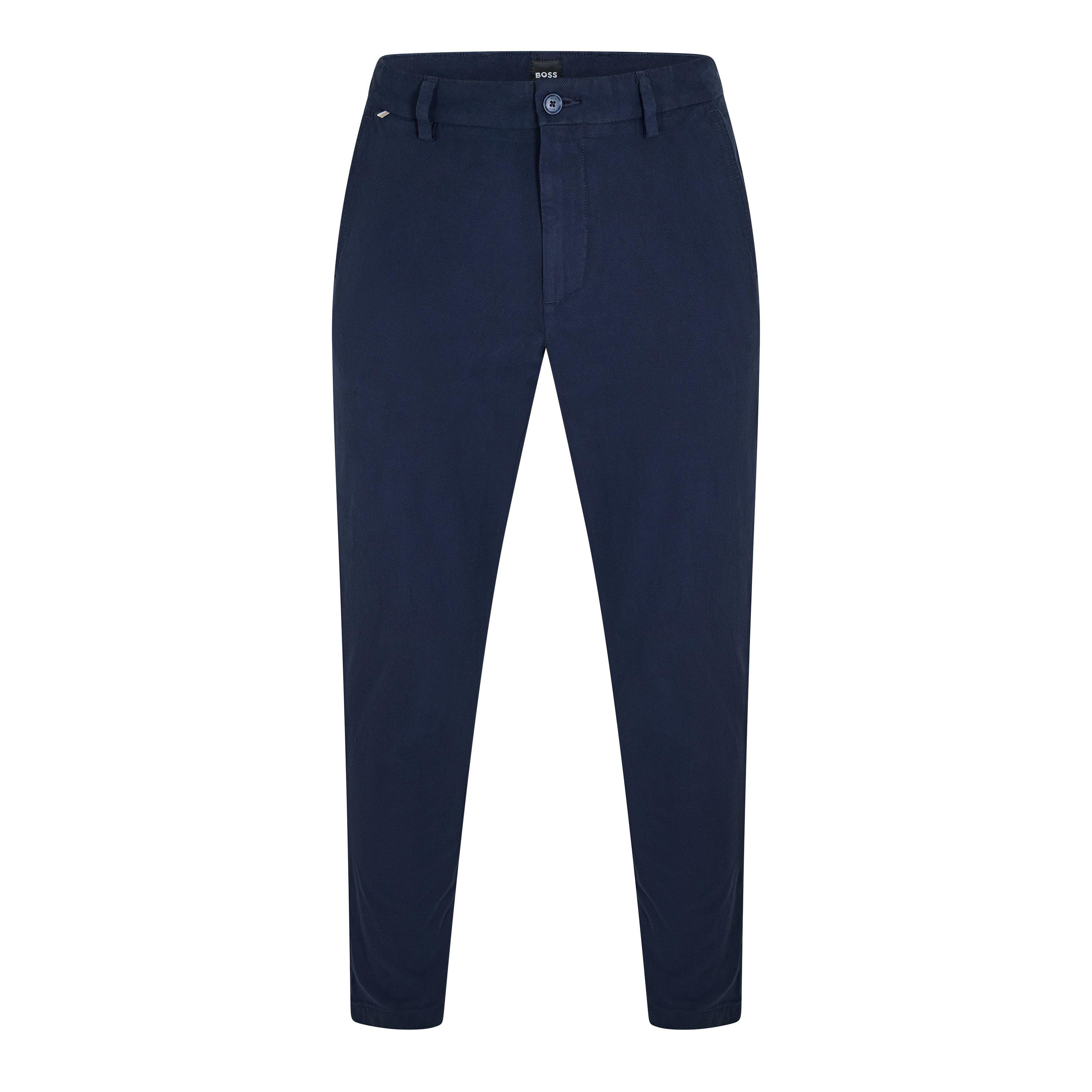 Dark Blue - Boss - Men's H Kaiton1 Slim Fit Trousers - 1