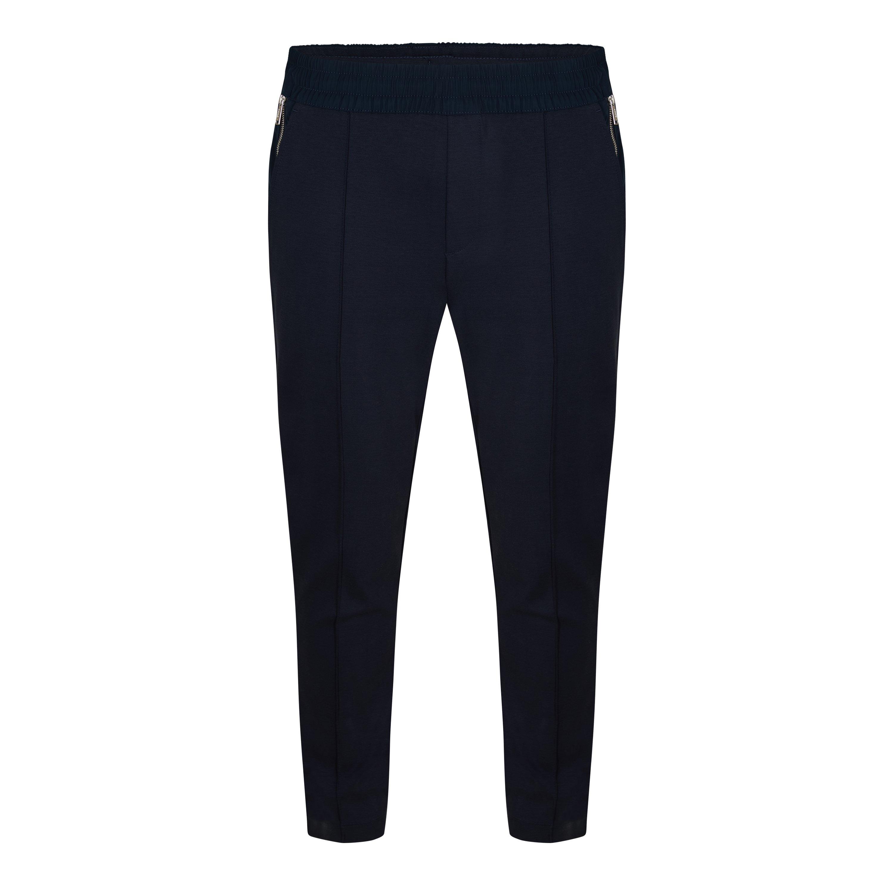 Dark Blue - Boss - Men's Lamont 280 Straight Leg Trousers - 1