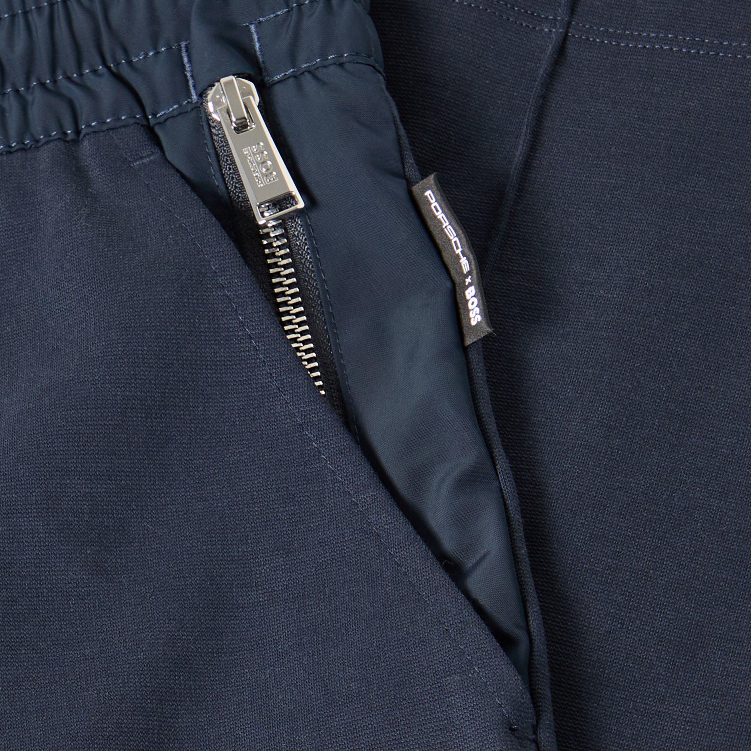 Dark Blue - Boss - Men's Lamont 280 Straight Leg Trousers - 3