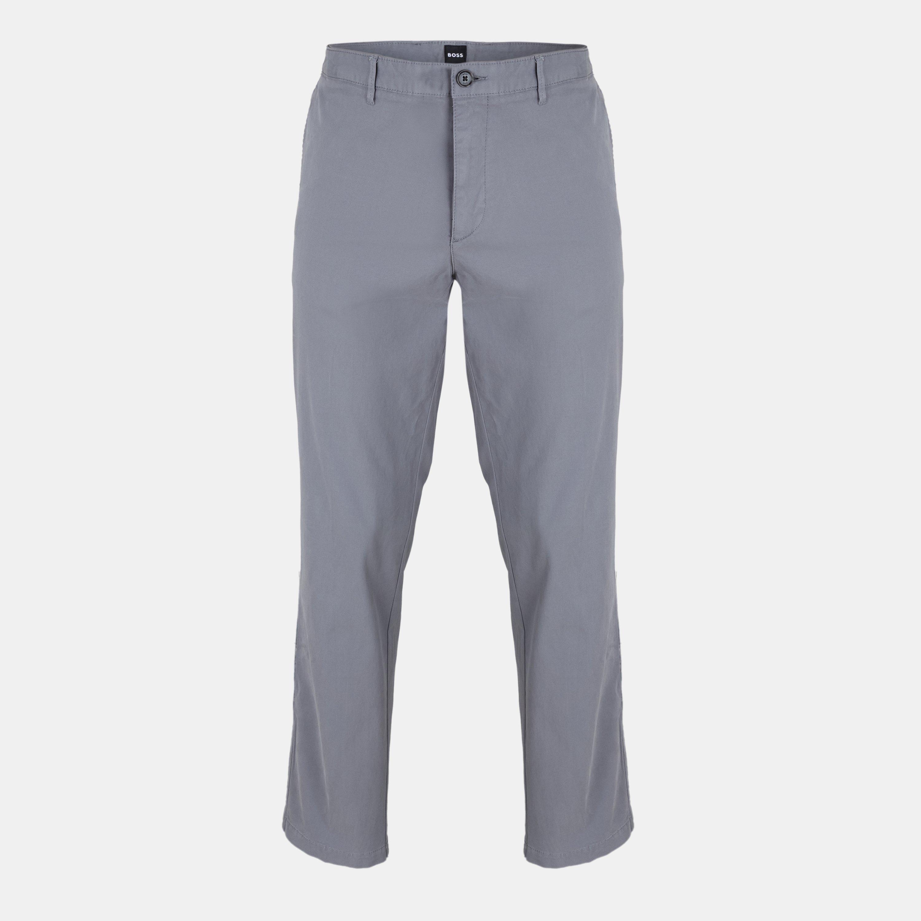 Boss Men's Crigan3 Straight Leg Trousers - Dark Grey - 30W R