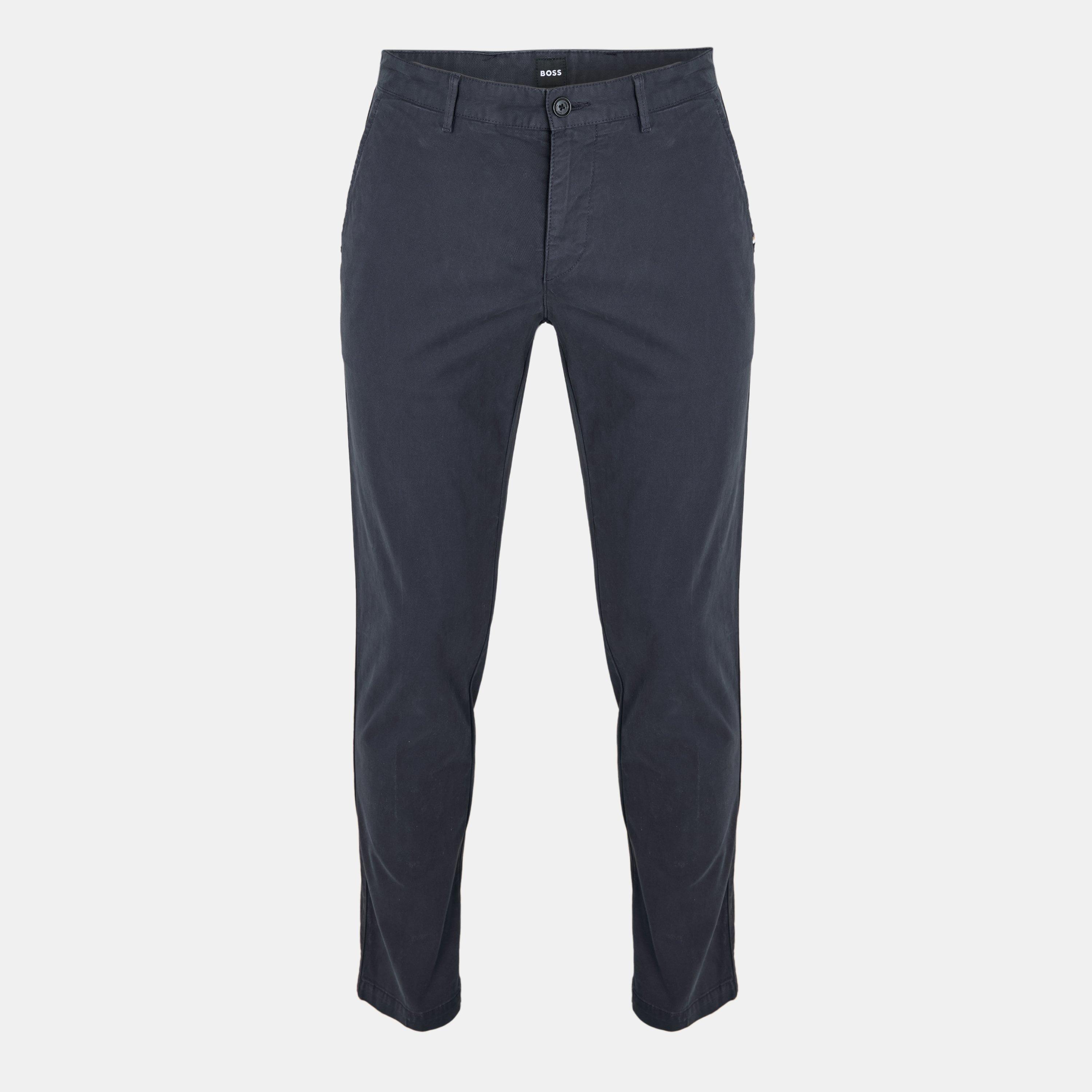 Boss Men's Crigan3 Straight Leg Trousers - Dark Blue - 30W R