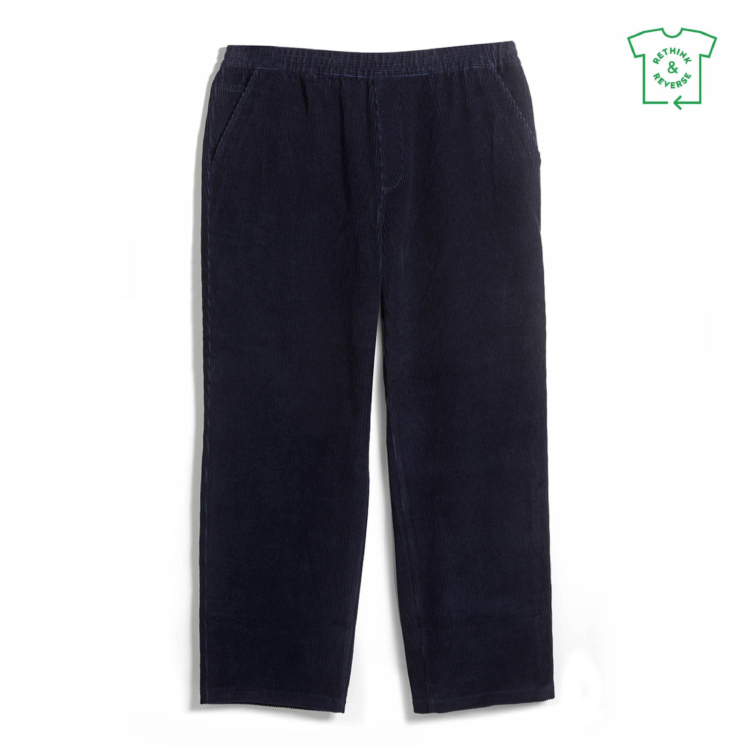 True Navy - Farah - Men's Greenport Corduroy Trousers - 1