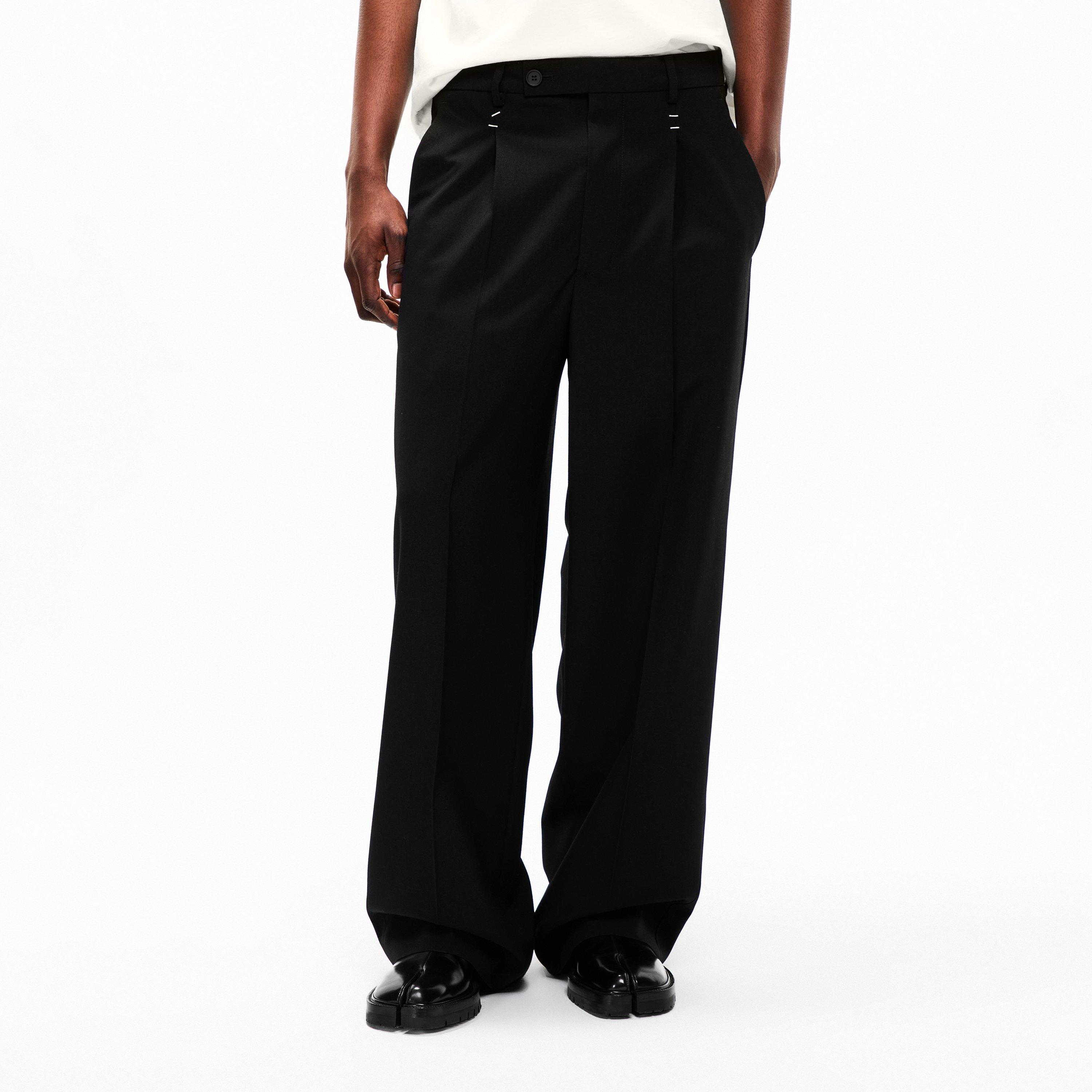 Black - MM6 Maison Margiela - MM6 Mai Staple Pant Sn61 - 3