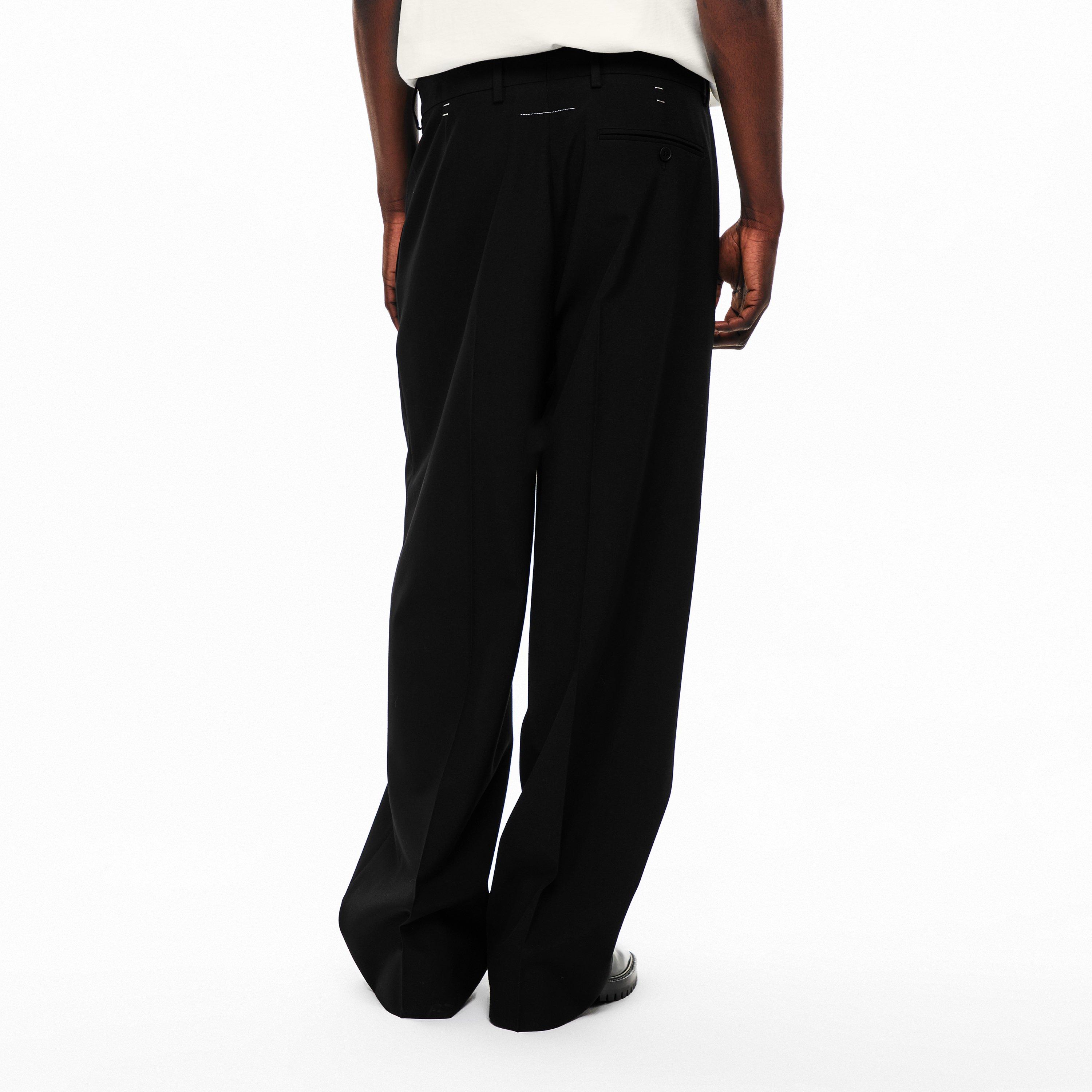 Black - MM6 Maison Margiela - MM6 Mai Staple Pant Sn61 - 4