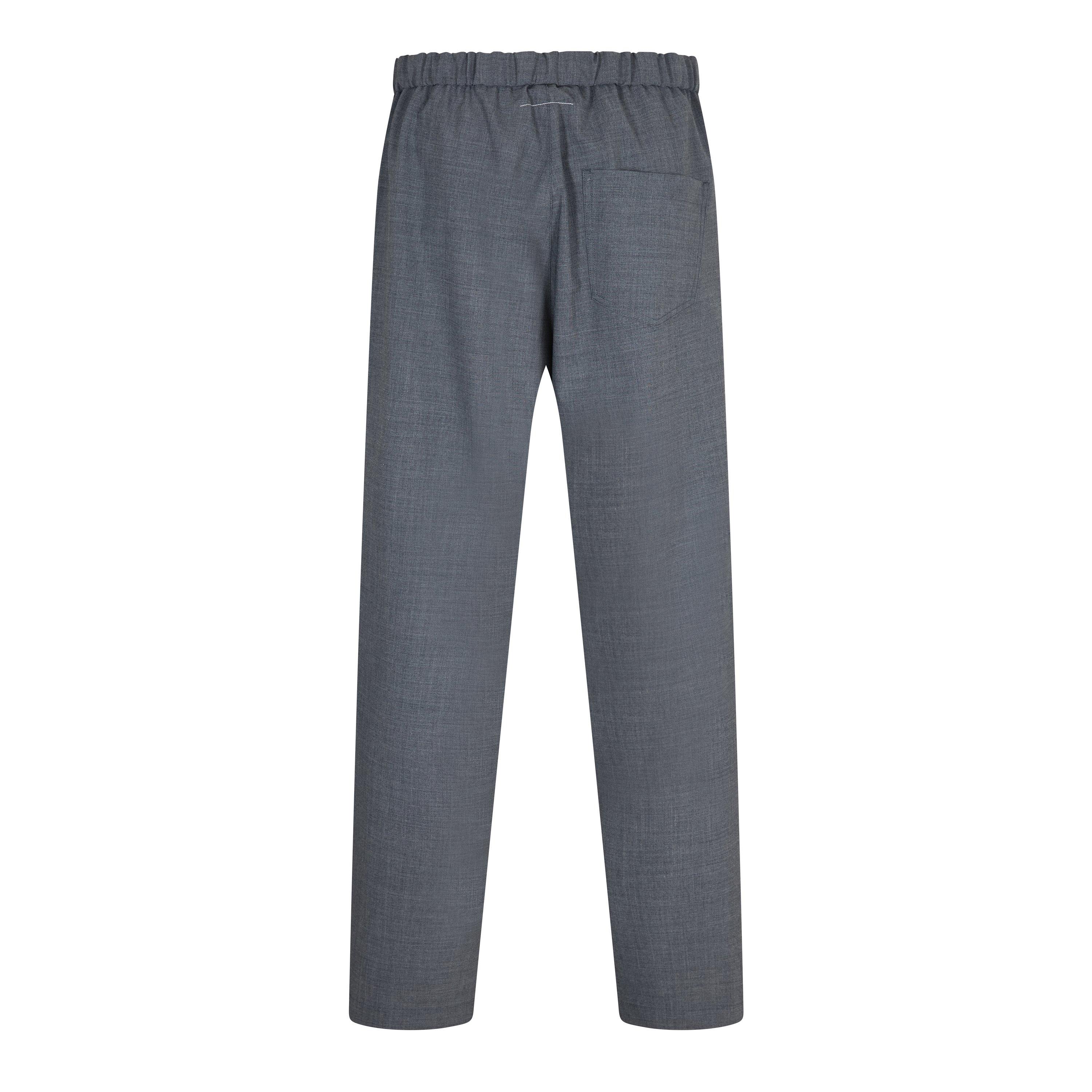 Dark Grey Mel - MM6 Maison Margiela - MM6 Mai Wool Pant Sn61 - 2