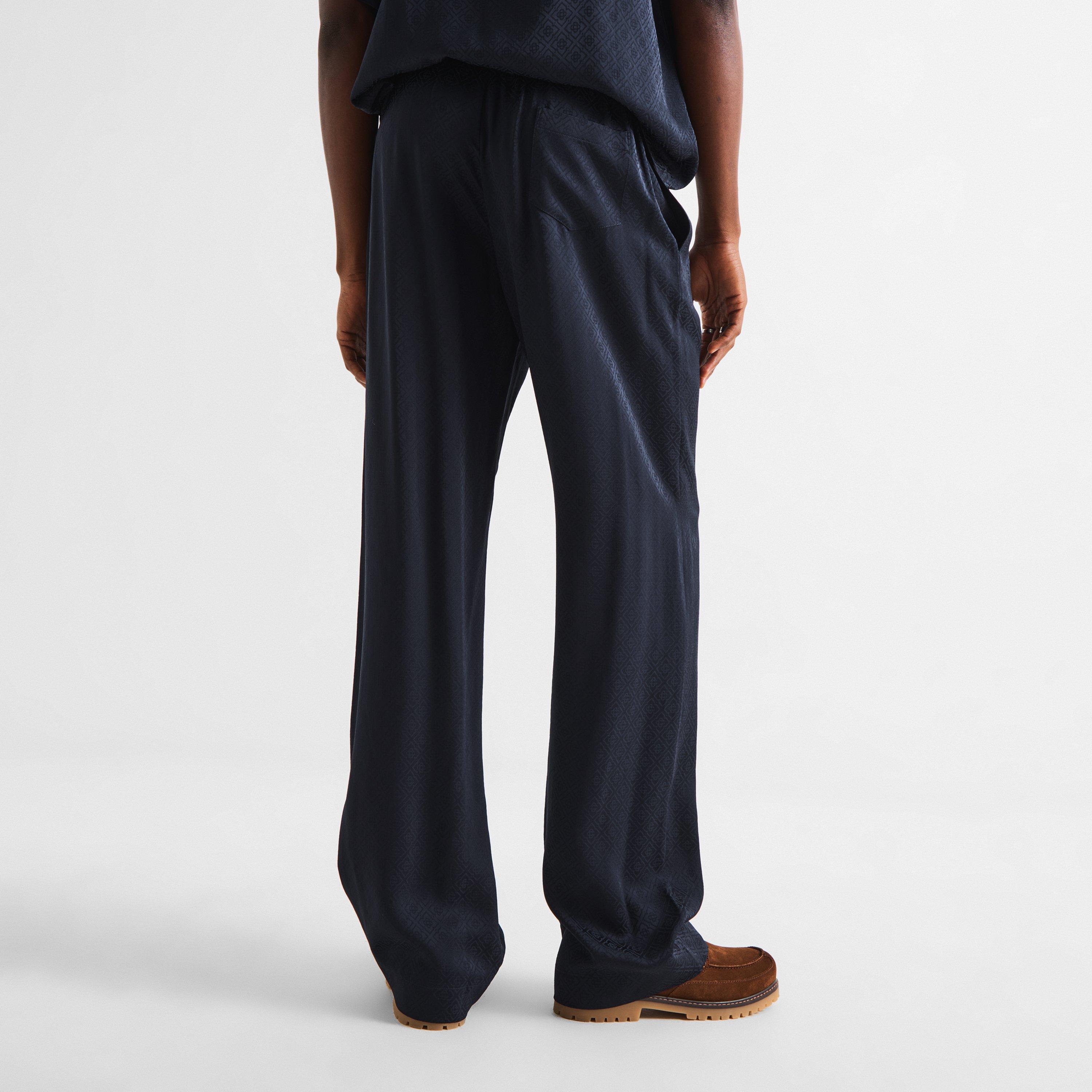 Dark Navy - Casablanca - Casa Mono Silk Trous Sn63 - 4
