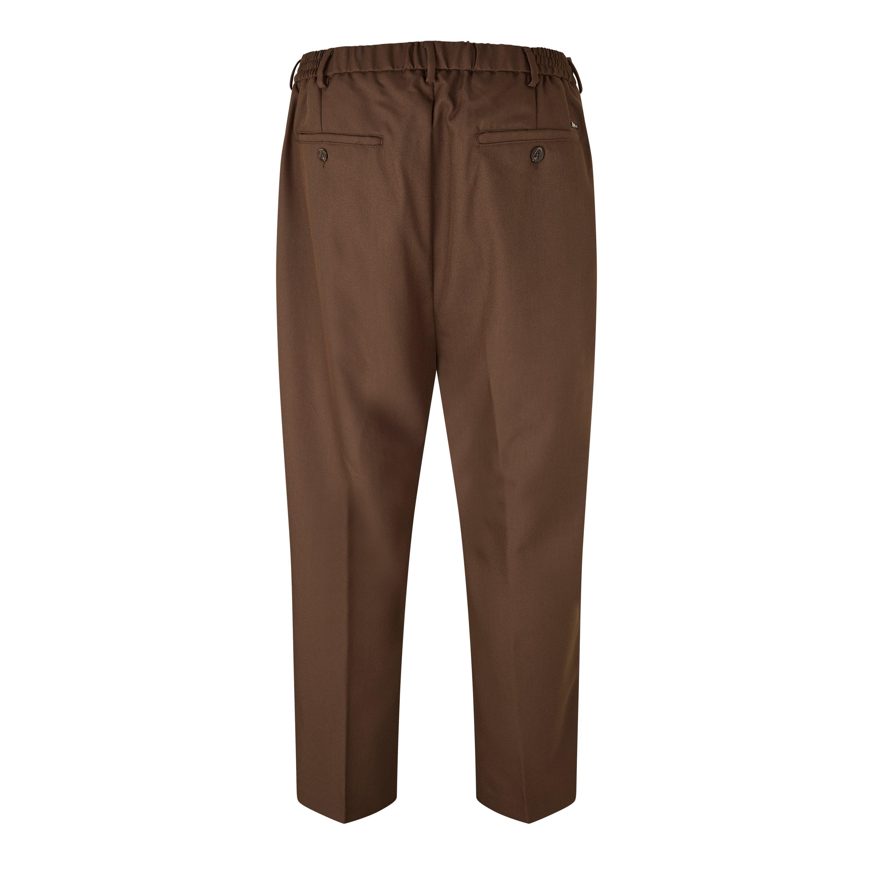 Brown - BELIER - Men's RelaxFit Straight Leg Trousers - 2