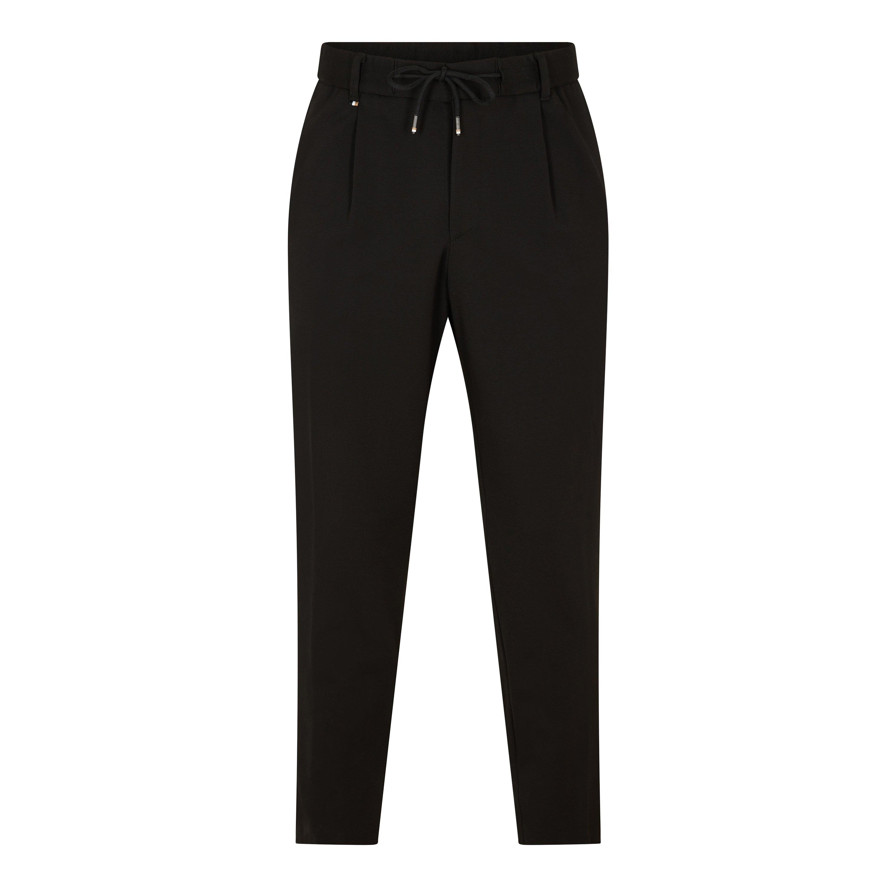 Boss Men's Straight Leg Trousers - Black