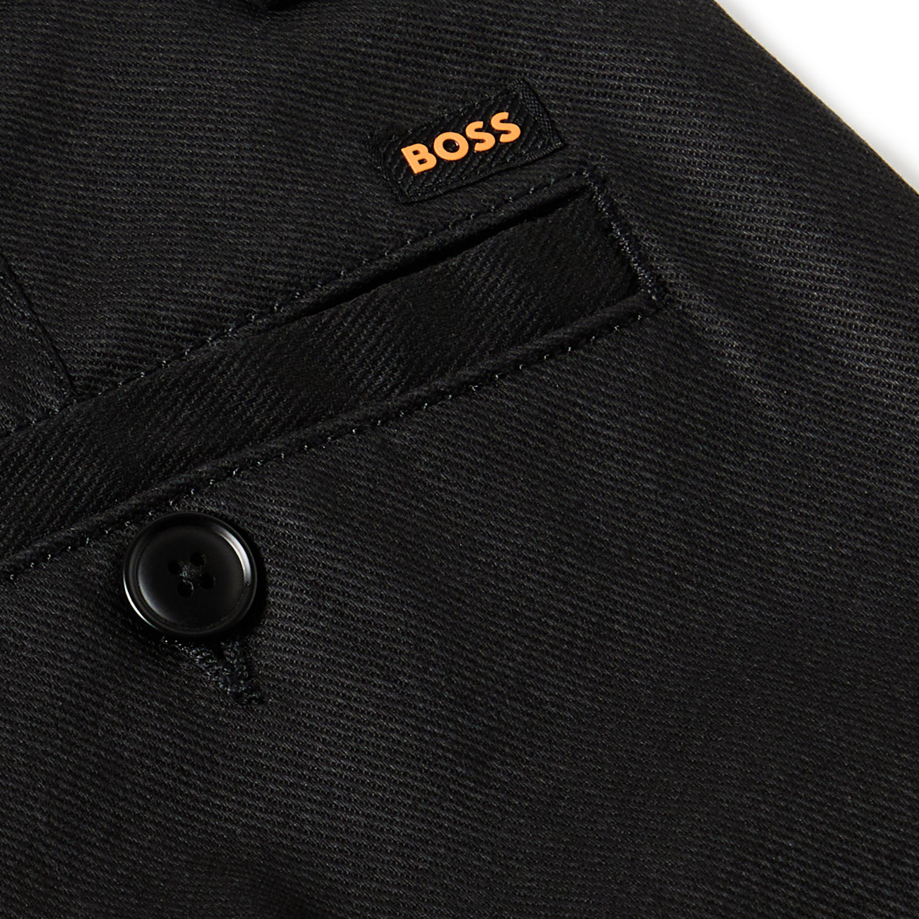 Black - Boss - Men's Statum Straight Leg Trousers - 3