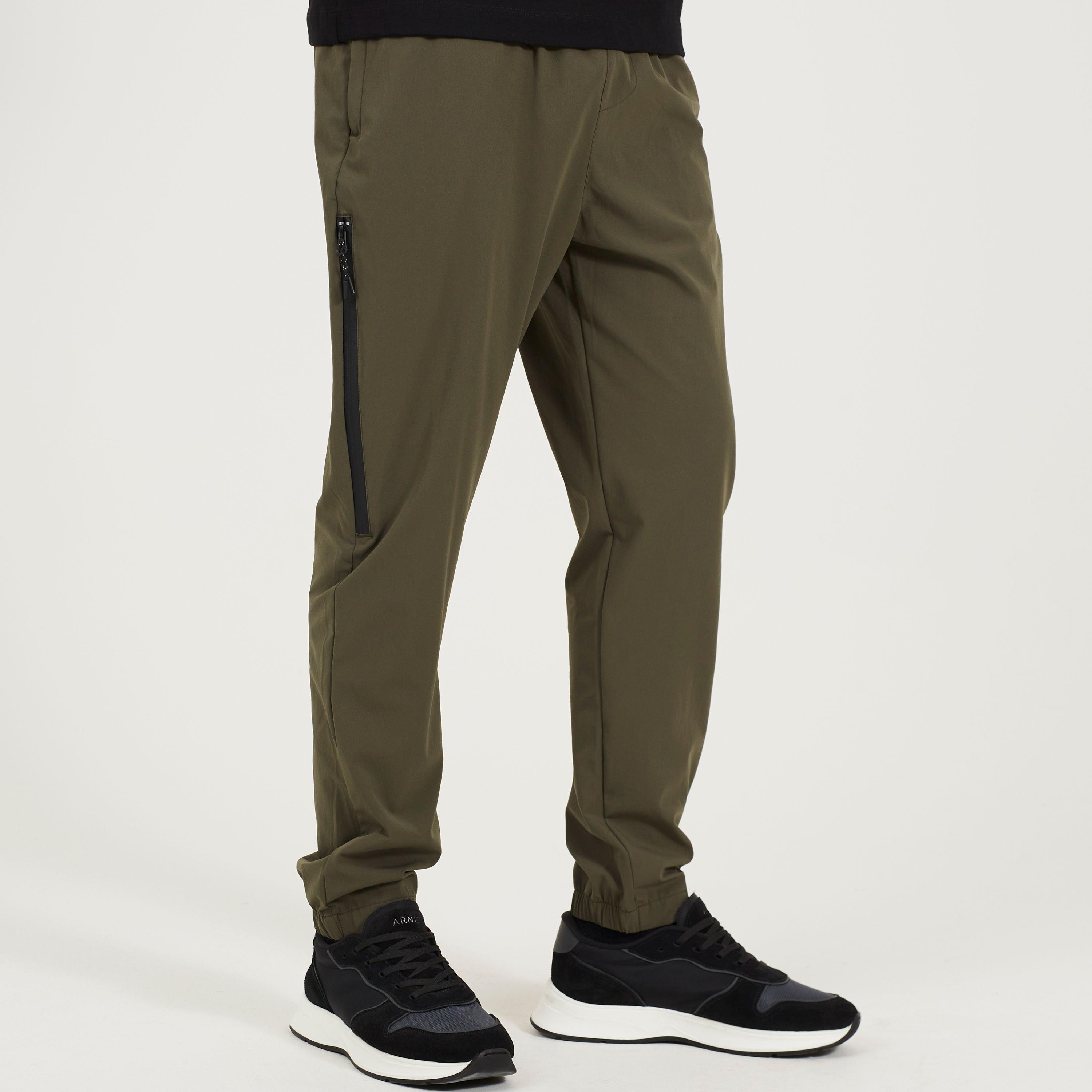 Brave Soul Men's Tech Style Trouser Khaki - Large
