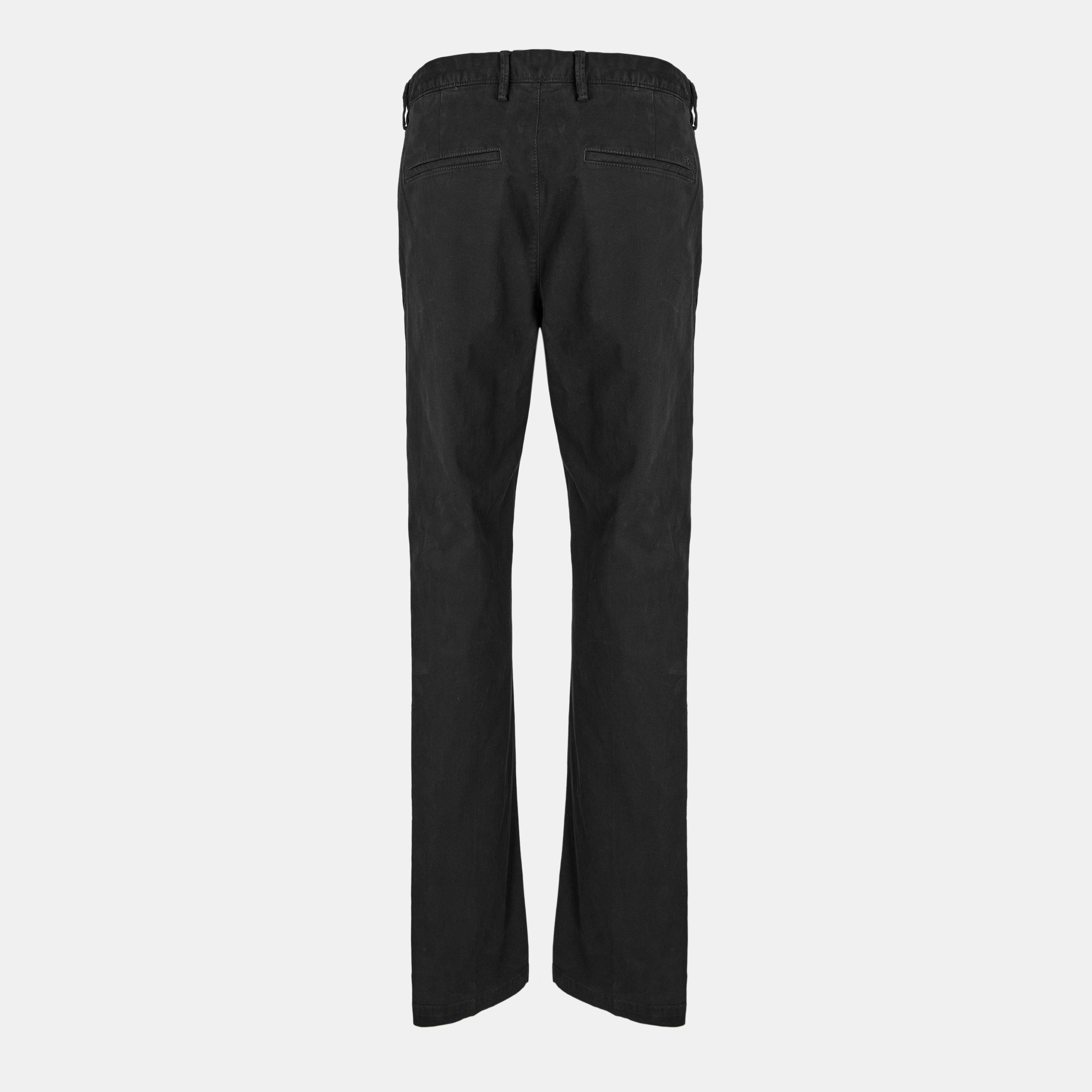 Black - Boss - Men's Straight Leg Trouser - 2