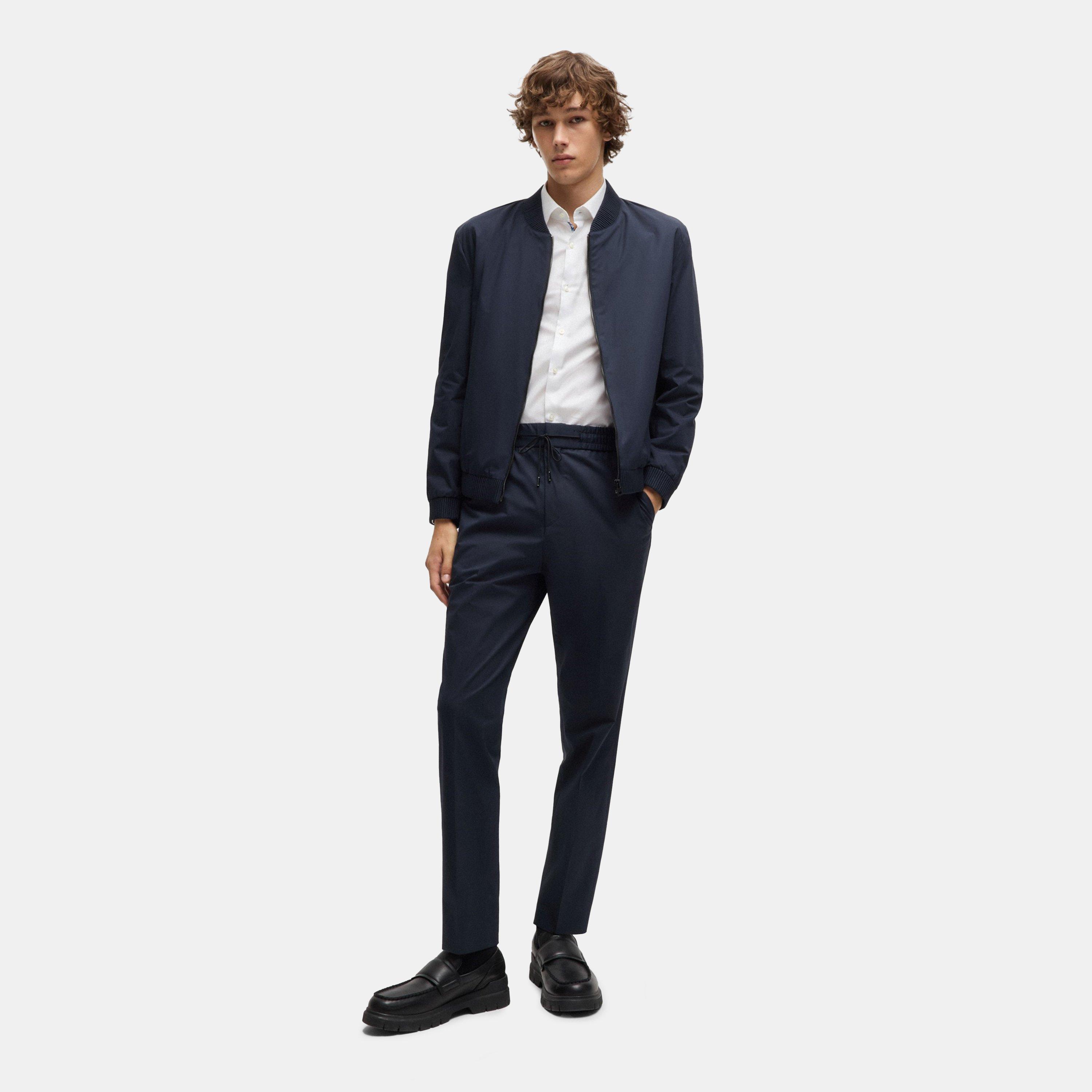 Dark Blue - Hugo - Men's Howard231x Trousers - 5