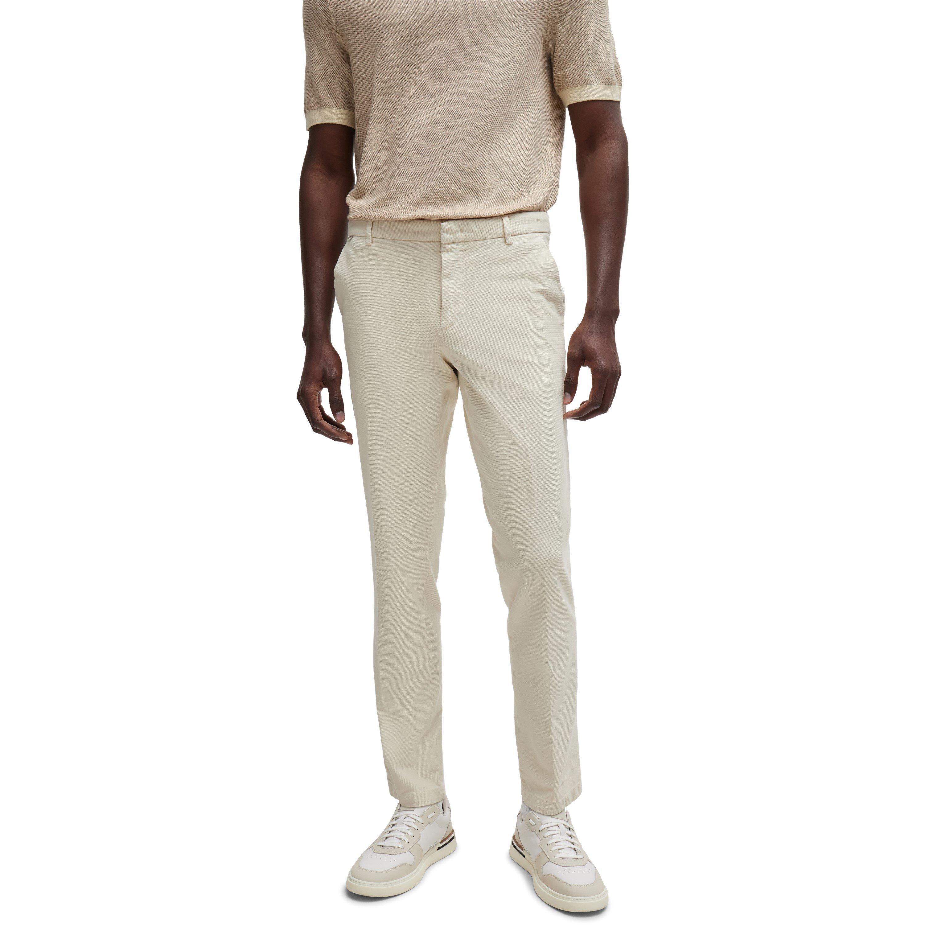 Open White - Boss - Men's Kaito1 Straight Leg Trousers - 2