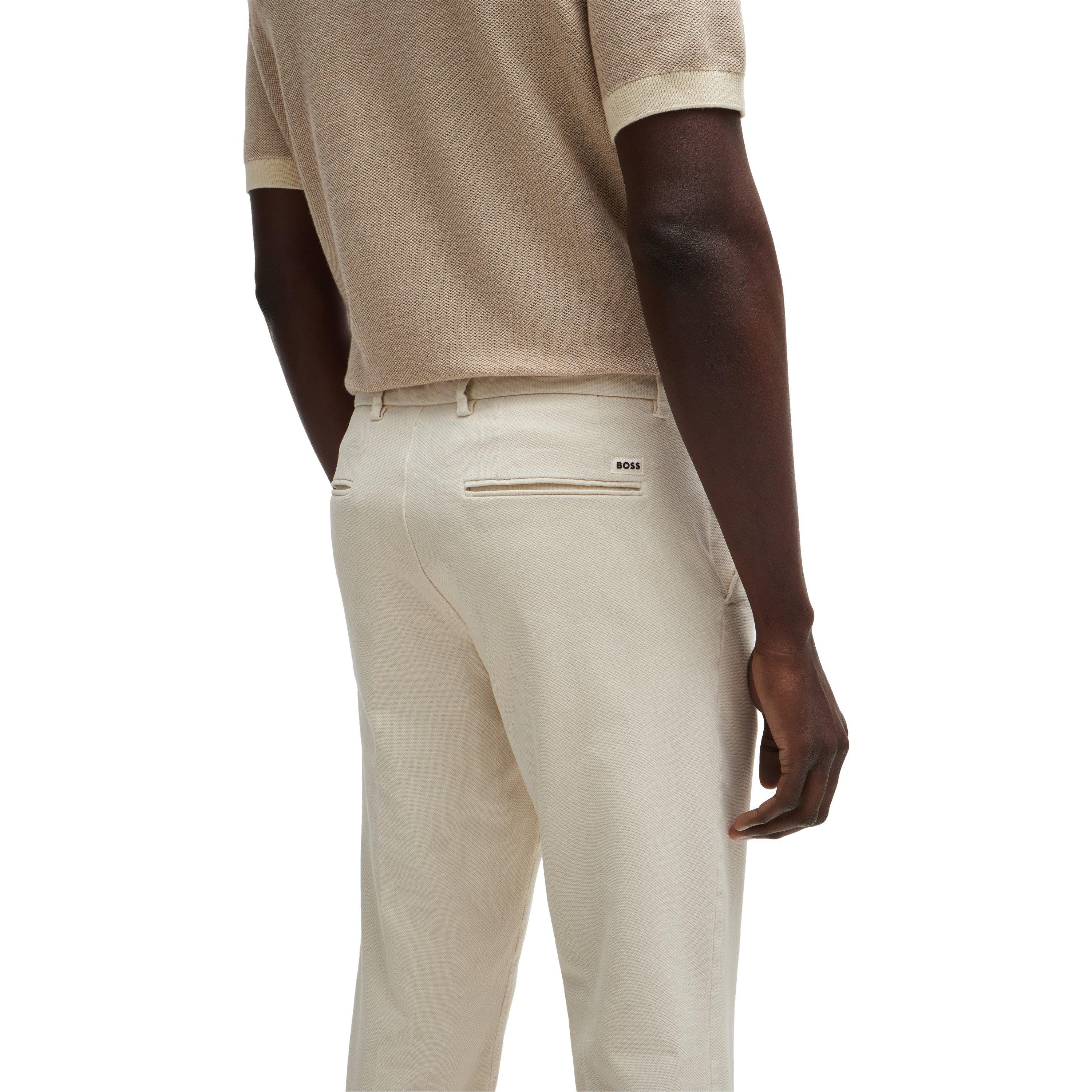 Open White - Boss - Men's Kaito1 Straight Leg Trousers - 4
