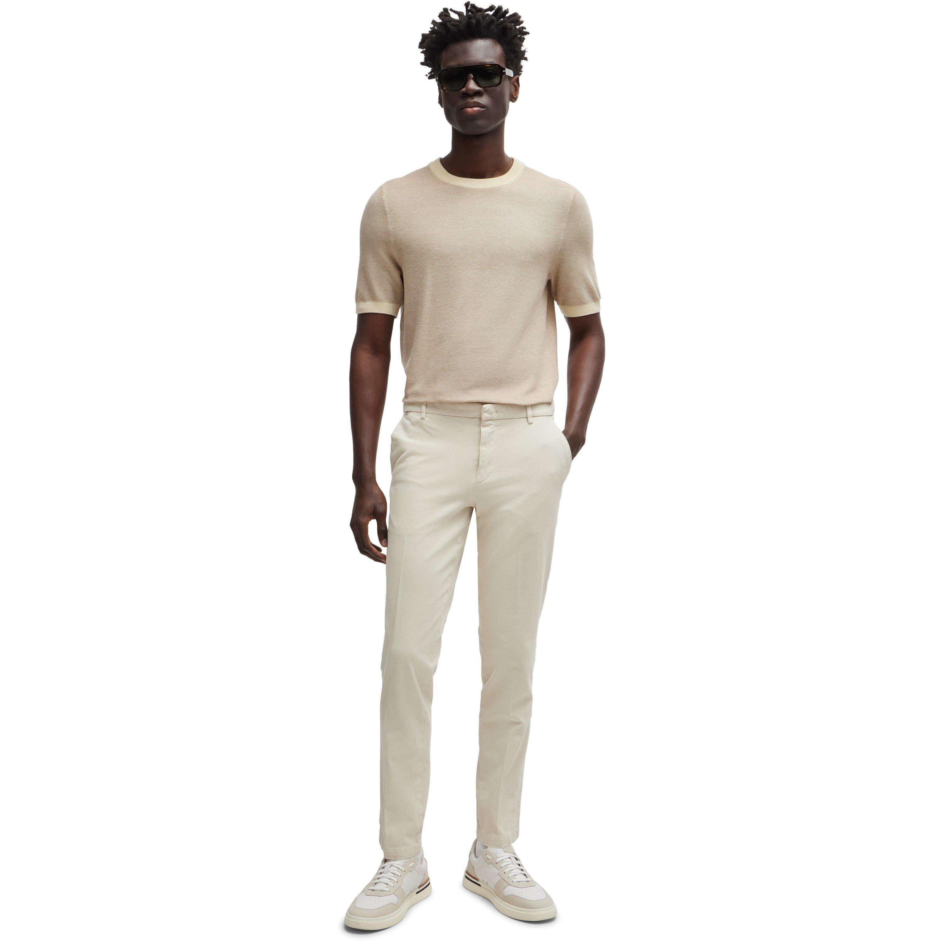 Open White - Boss - Men's Kaito1 Straight Leg Trousers - 5