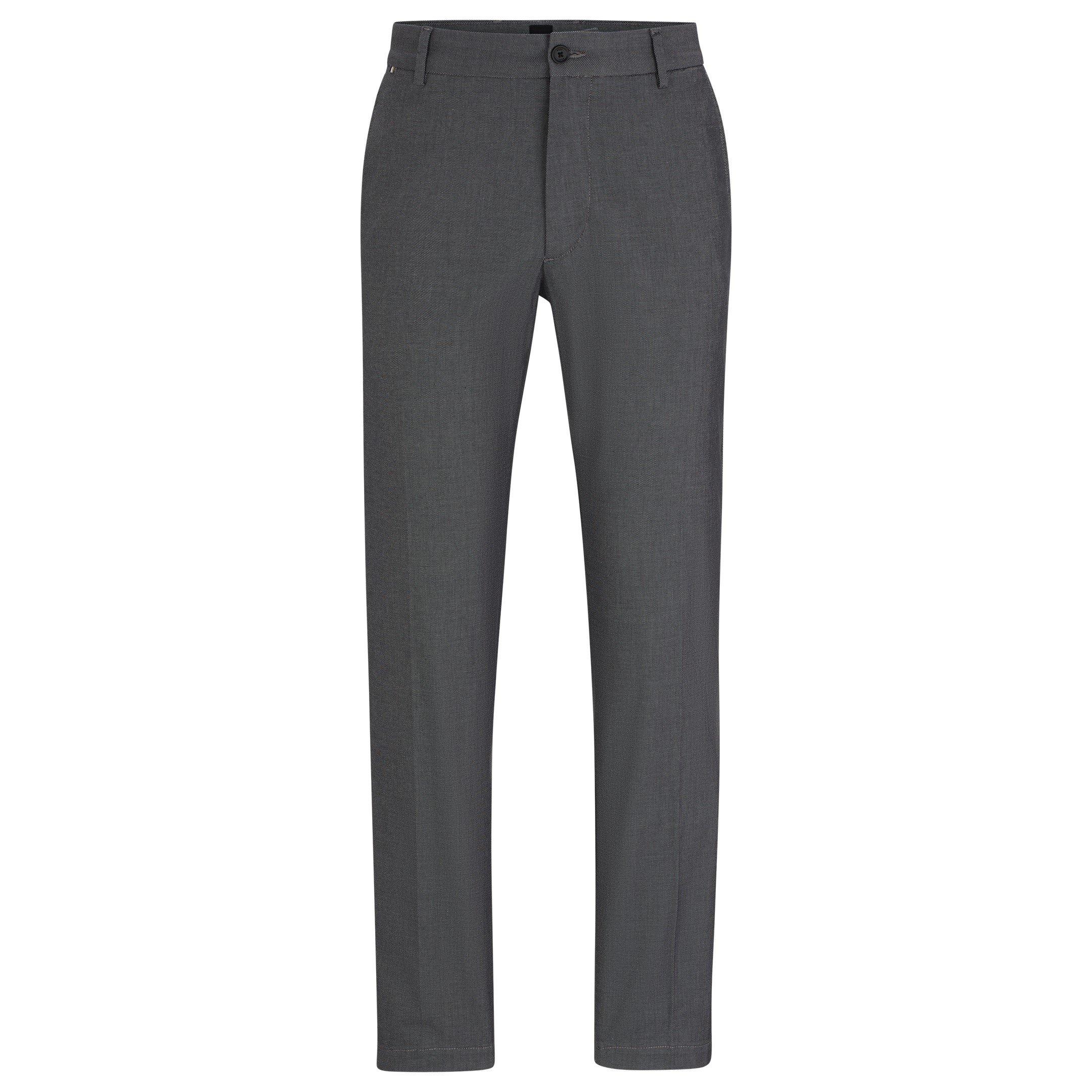 Boss Men's Kane L Straight Leg Trousers - Dark Blue - 38W R