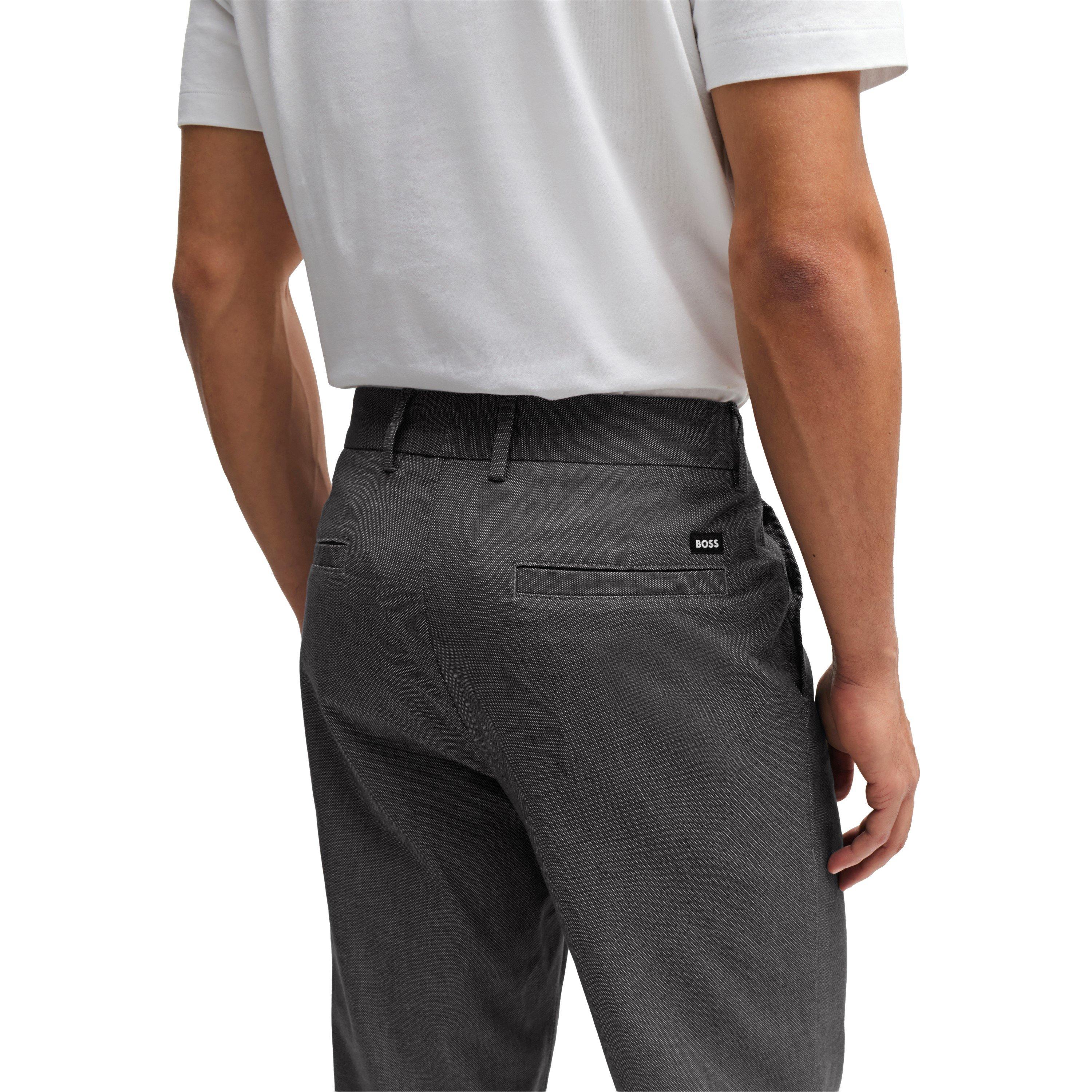 Dark Blue - Boss - Men's Kane L Straight Leg Trousers - 4