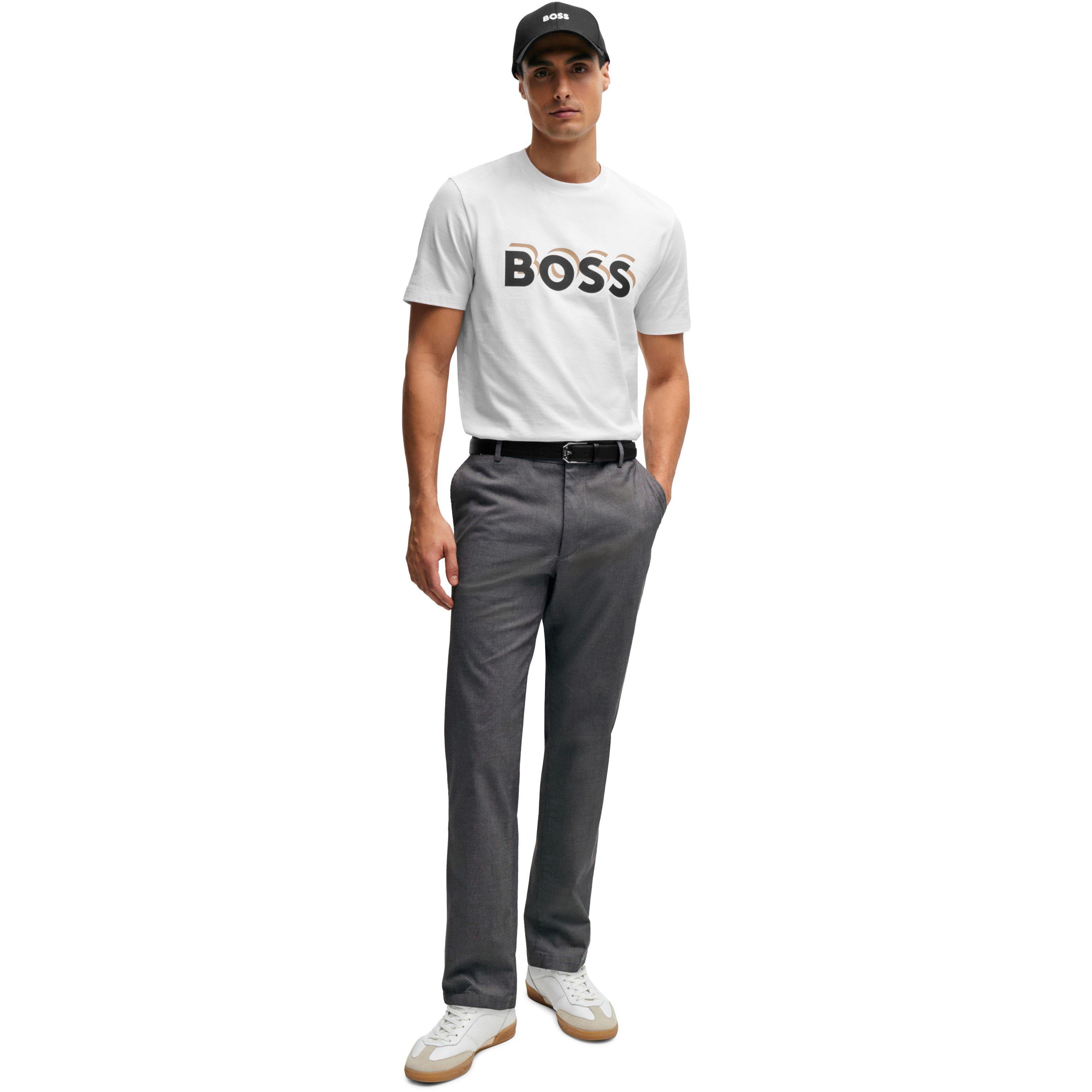 Dark Blue - Boss - Men's Kane L Straight Leg Trousers - 5