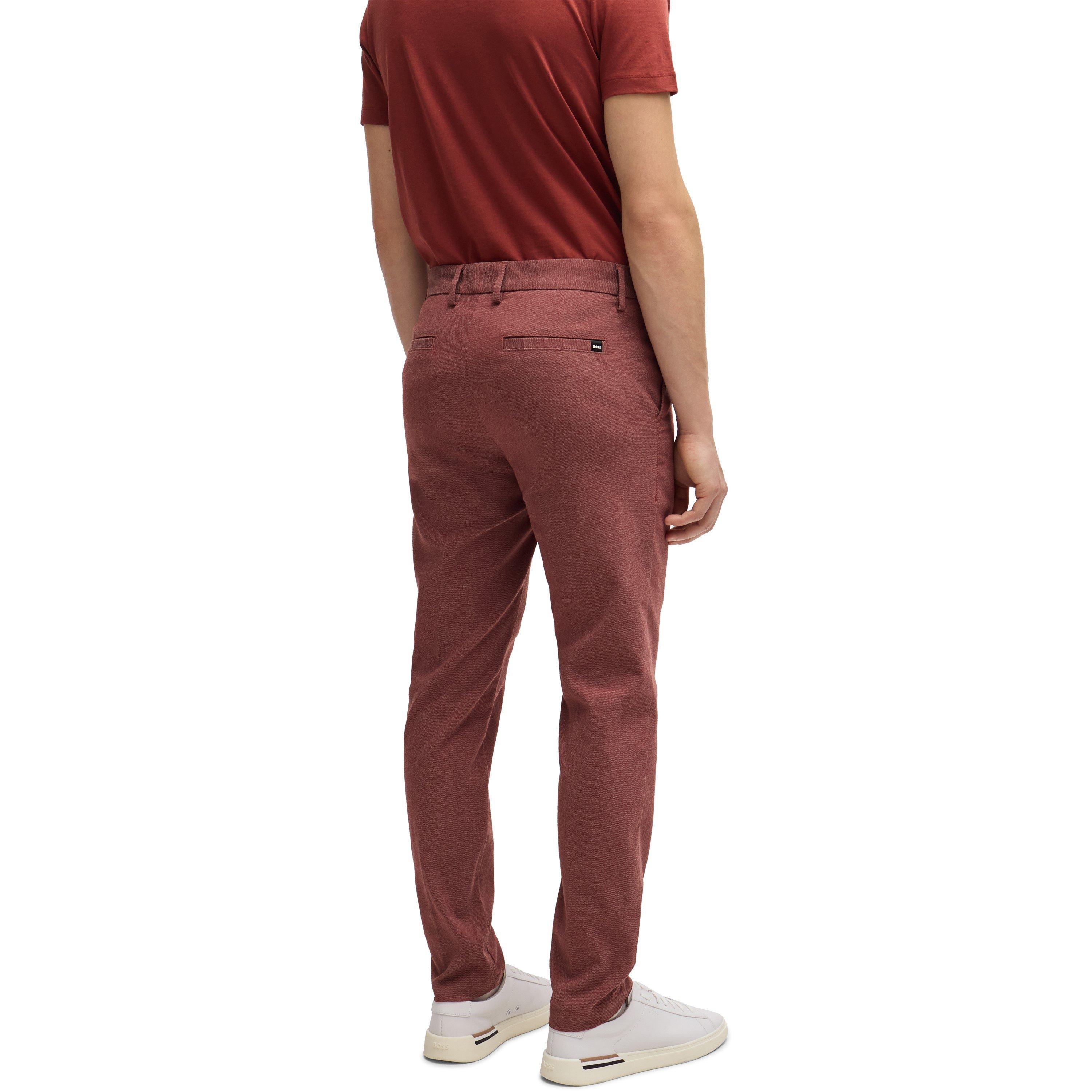 Open Brown - Boss - Men's P Kane Straight Leg Trousers - 3