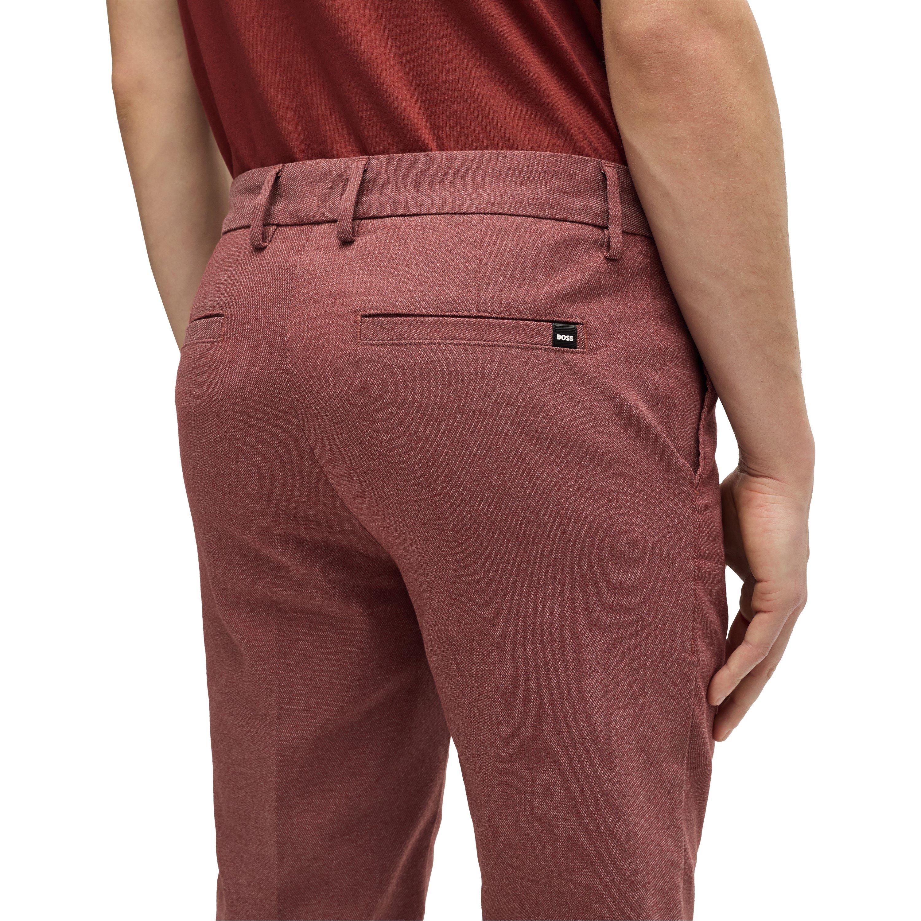 Open Brown - Boss - Men's P Kane Straight Leg Trousers - 4