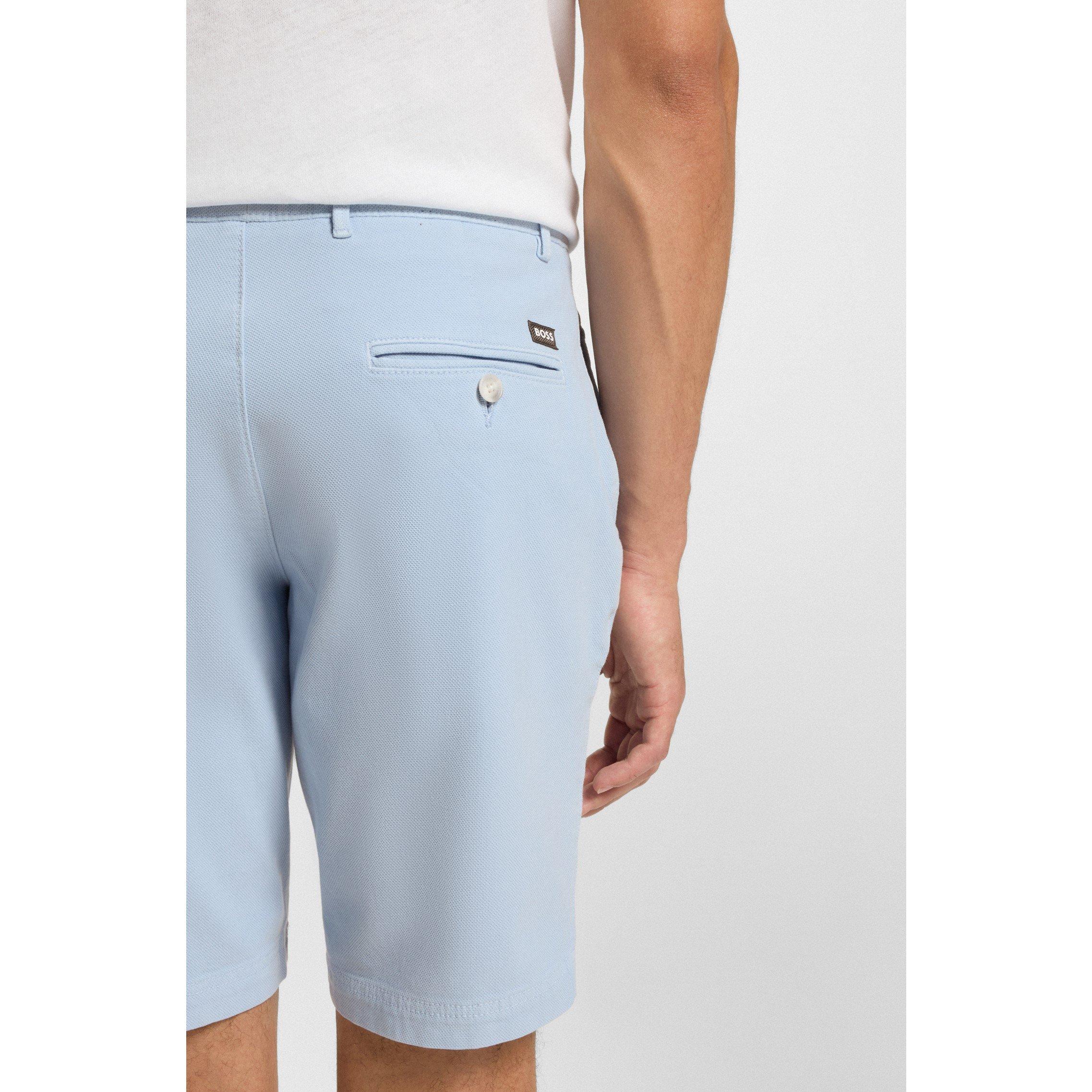 Light/Pstl Blue - Boss - Men's Straight Leg Trousers - 4