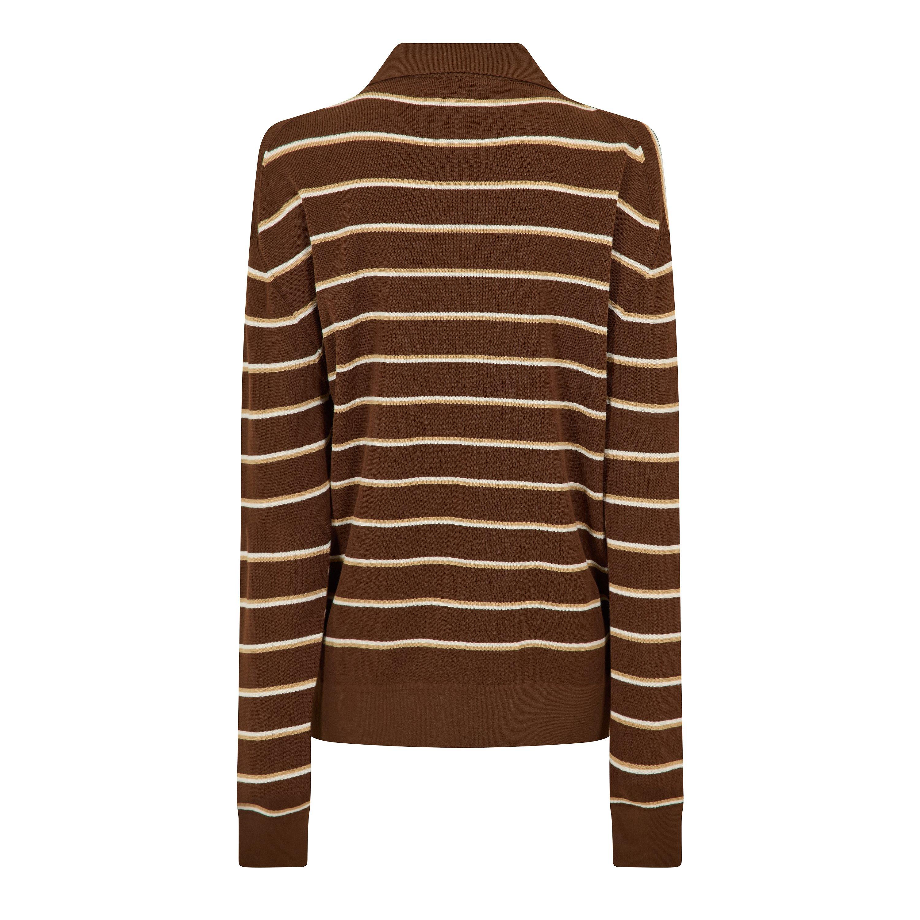 Cacao - Miu Miu - Miu Stripe Knit Ld62 - 2