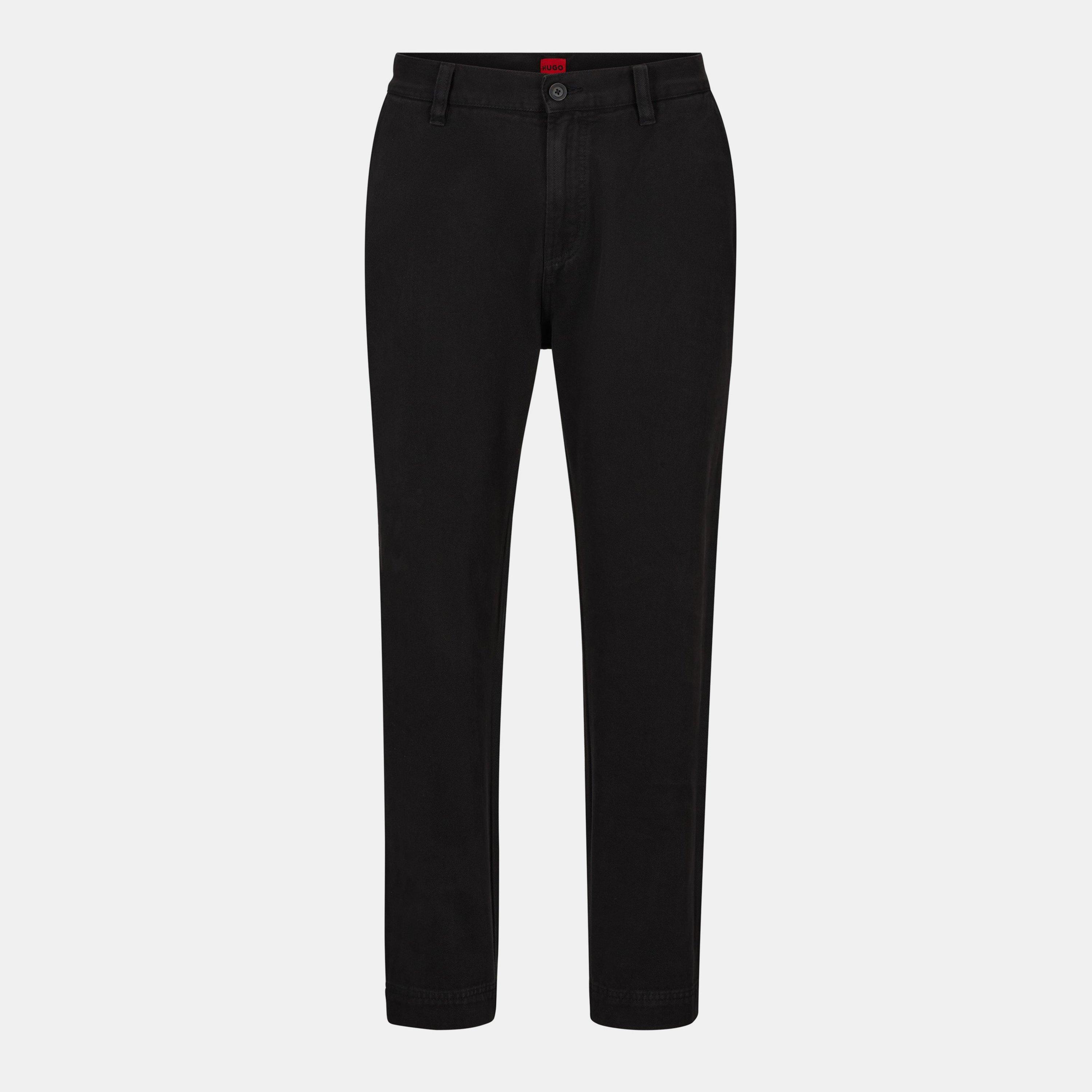Hugo Men's Straight Leg Trousers - Black - 30W R