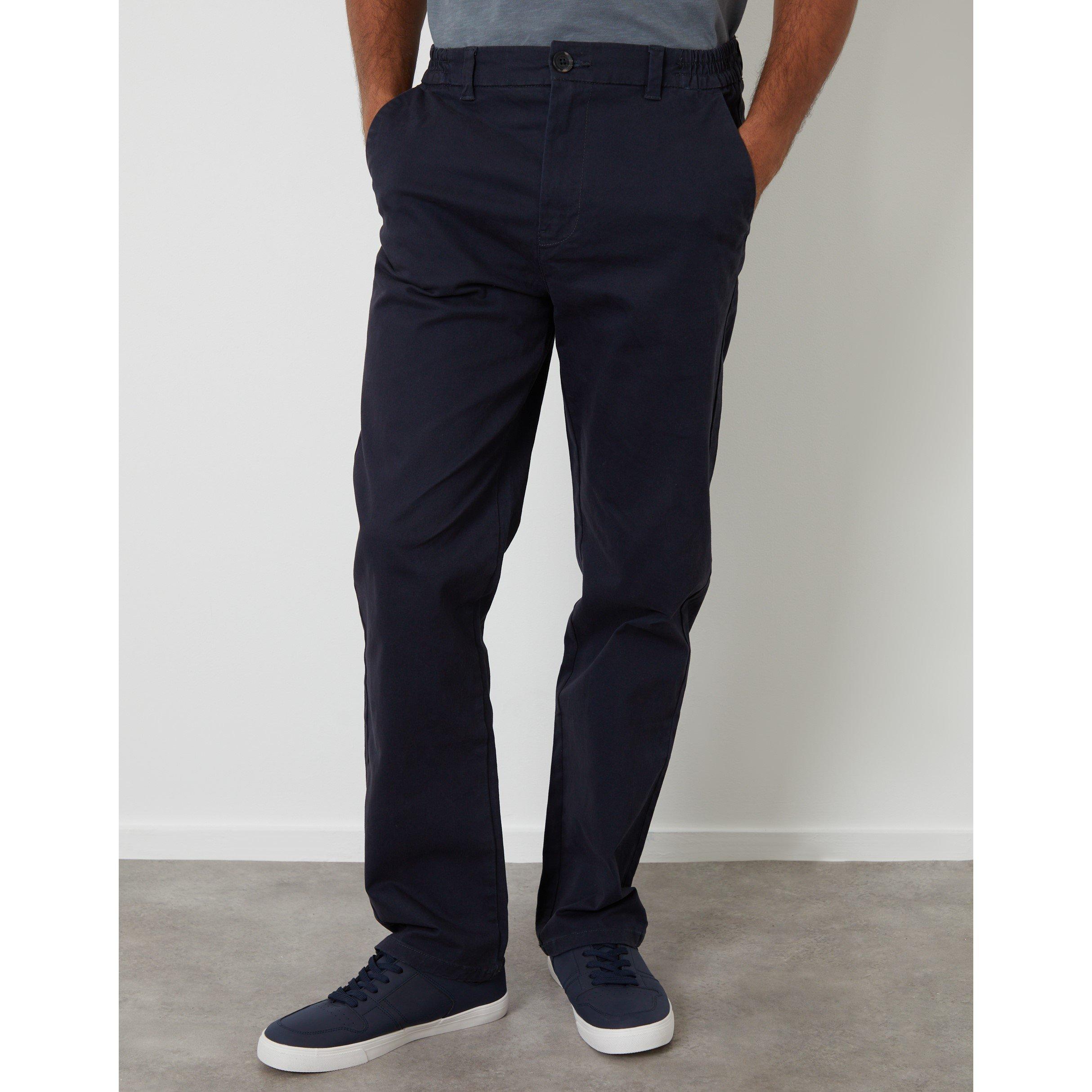 Threadbare Men's Straight Leg Trouser - Navy - 30W R