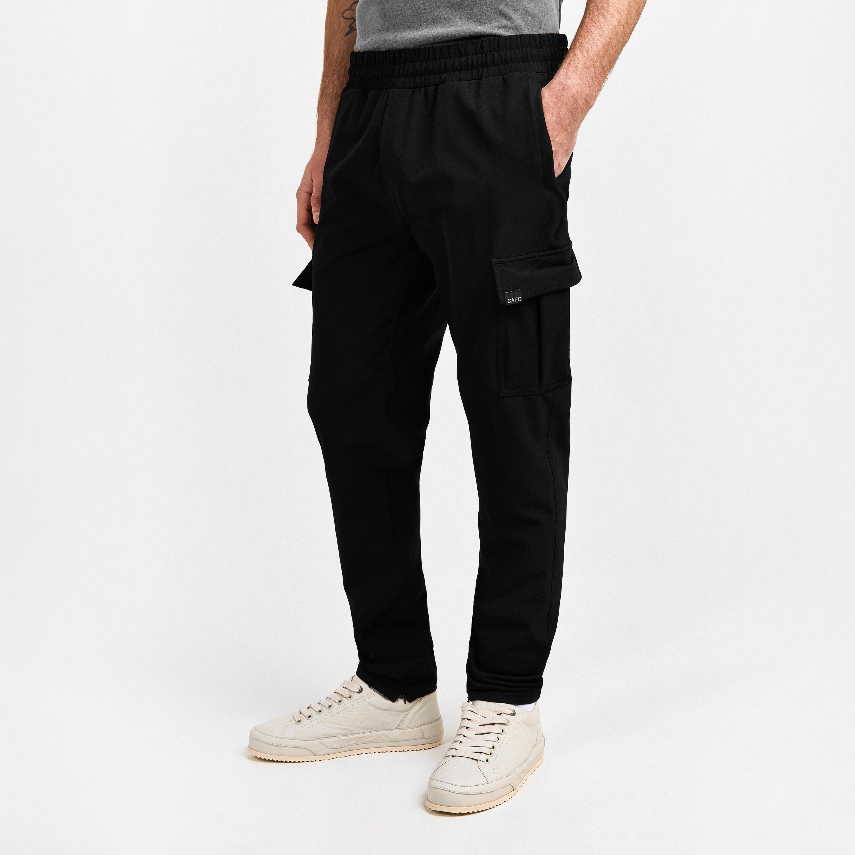 Black - CAPO - CAPO Utility Cargo Pant Sn00 - 3