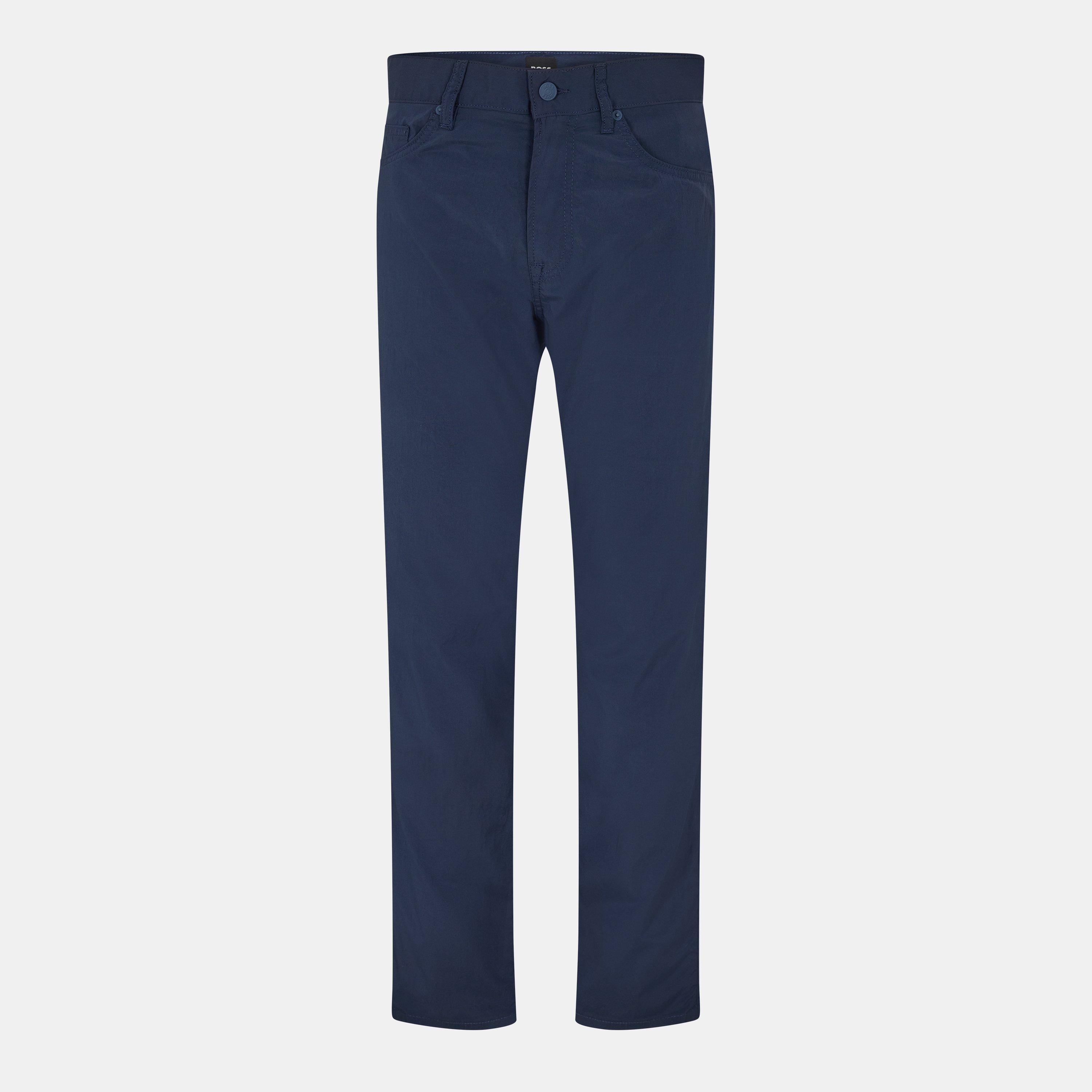 Boss Men's P Re.maine5 Straight Leg Trouser - Dark Blue - 34W R