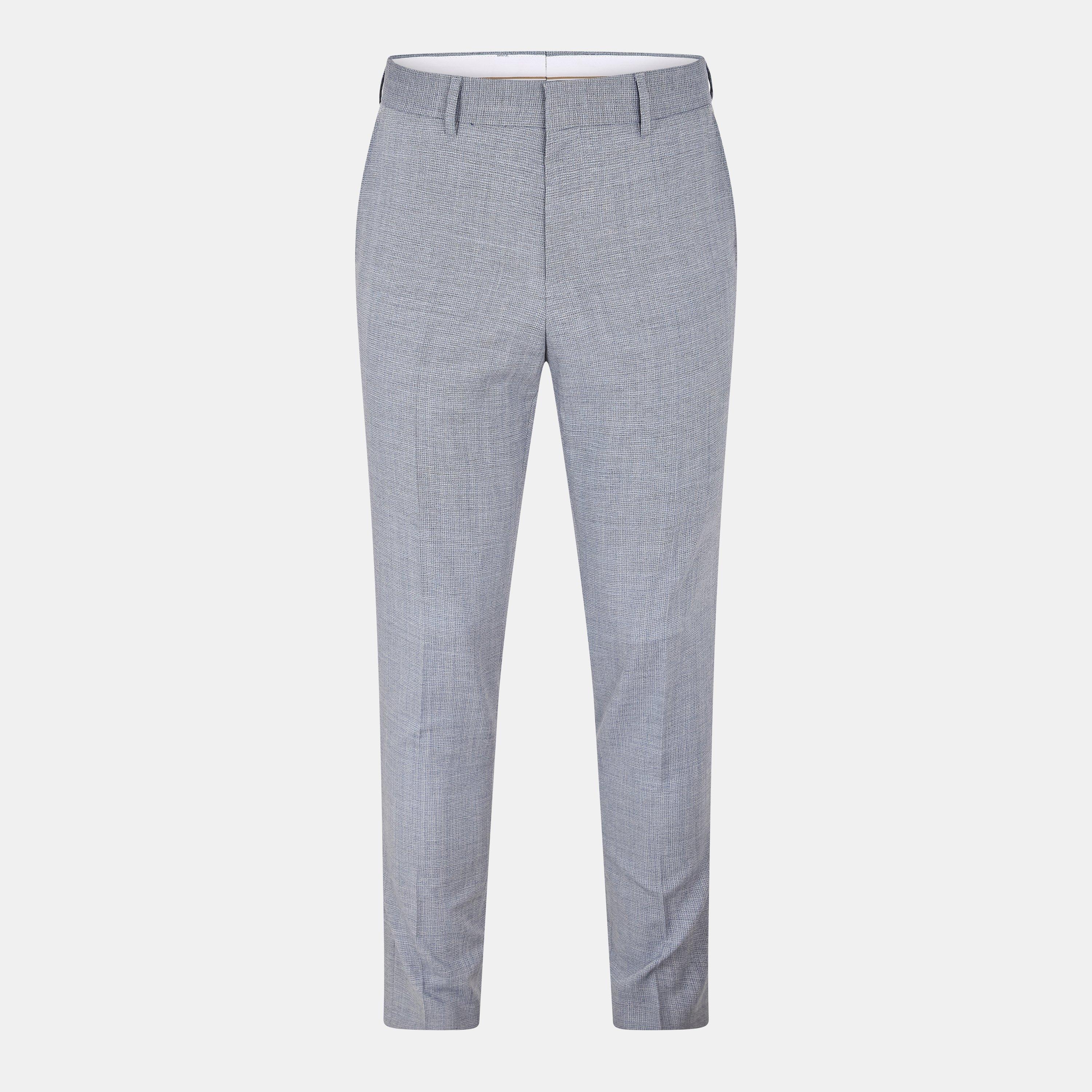 Boss Men's H Genius Straight Leg Trousers - Light/Pstl Blue - 34W R