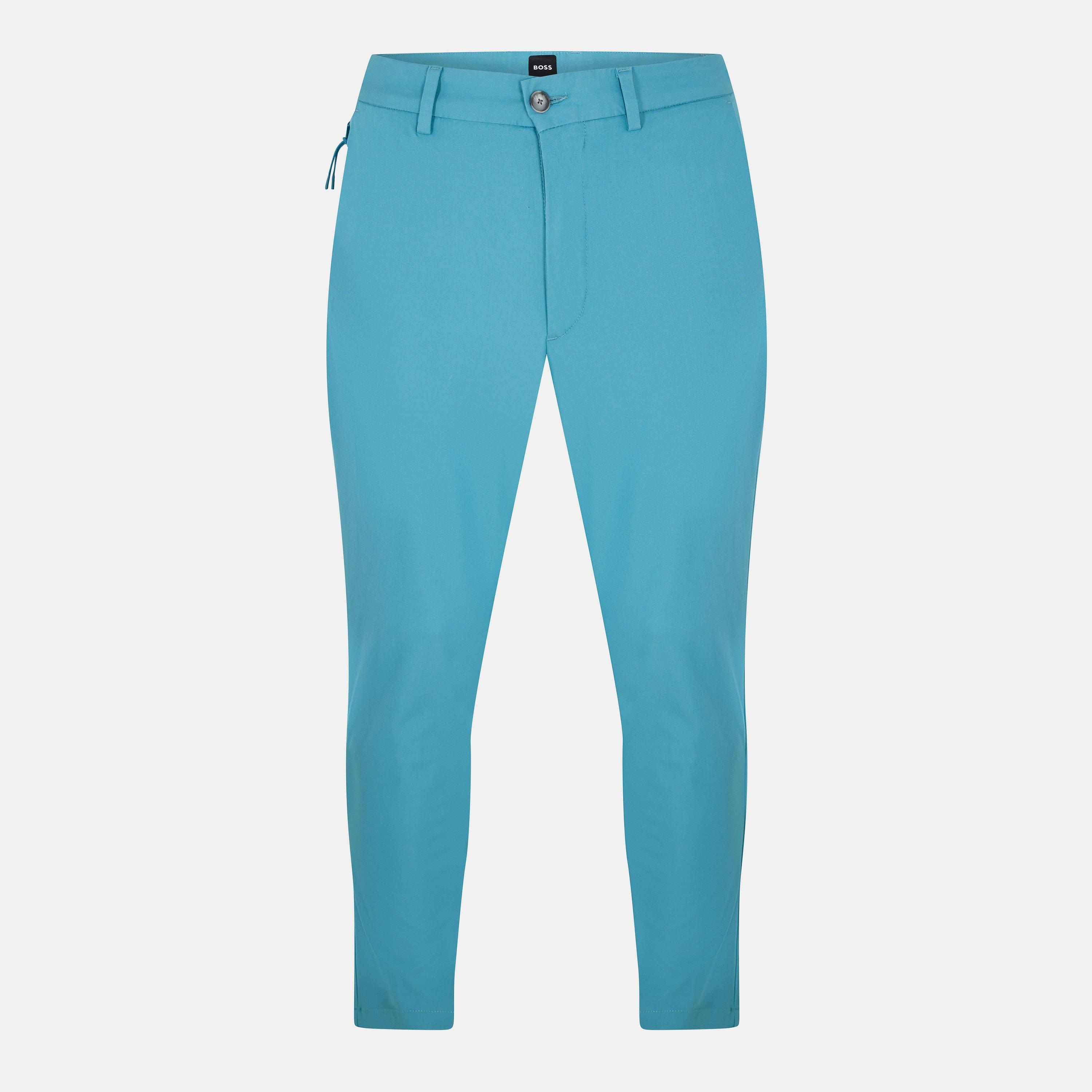 Light/Pstl Blue - Boss - Men's P Kaiton1 Zipped Straight Leg Trousers - 1