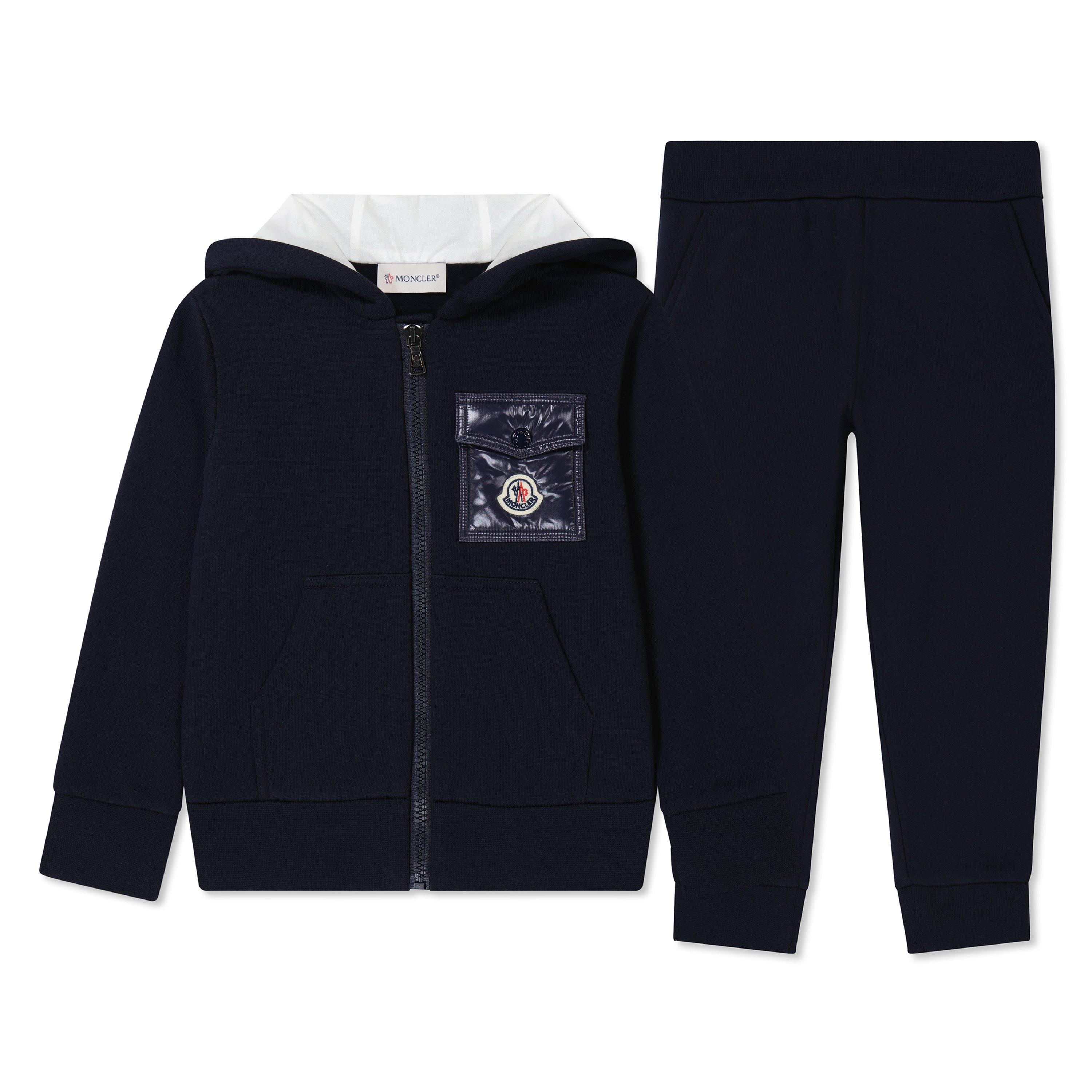 Moncler Logo Tracksuit Set - Navy 778 - Size 12Y