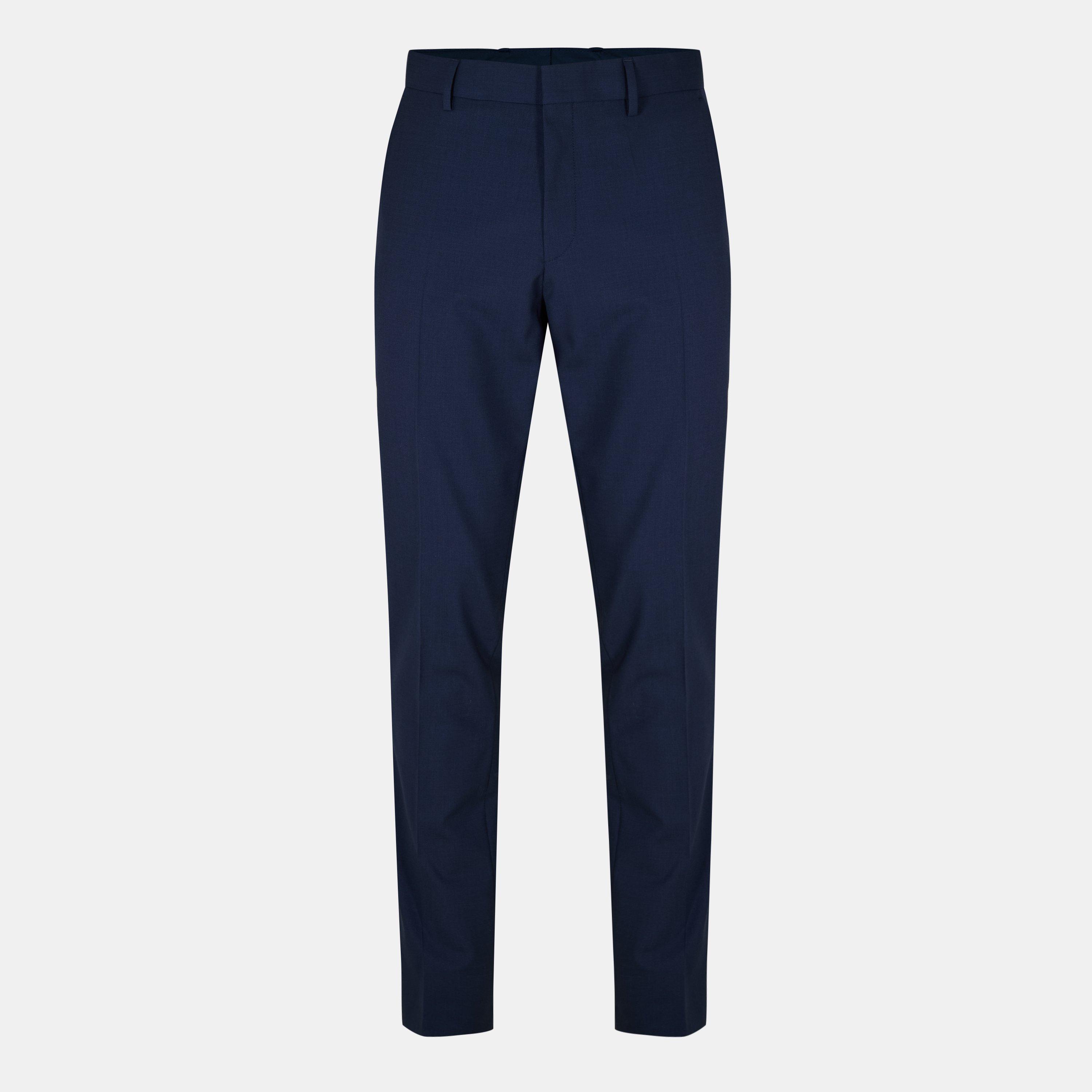 Boss Men's H Genius Mm Straight Leg Trousers - Open Blue - 2XL