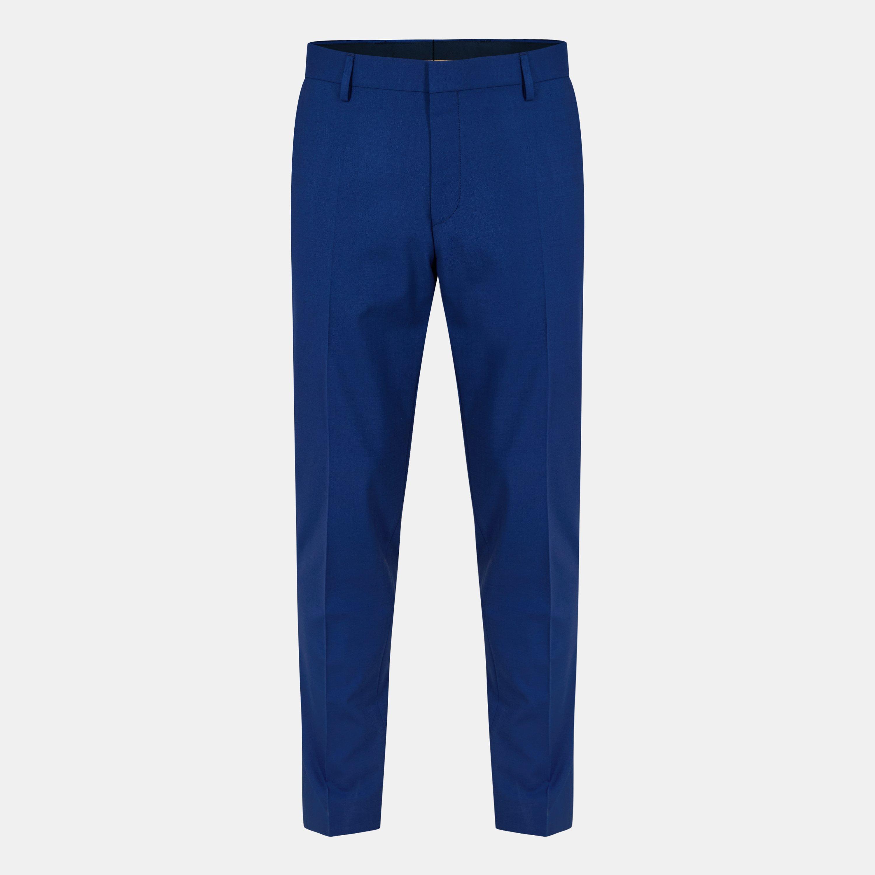 Boss Men's H Genius S Straight Leg Trousers - Navy - 2XL