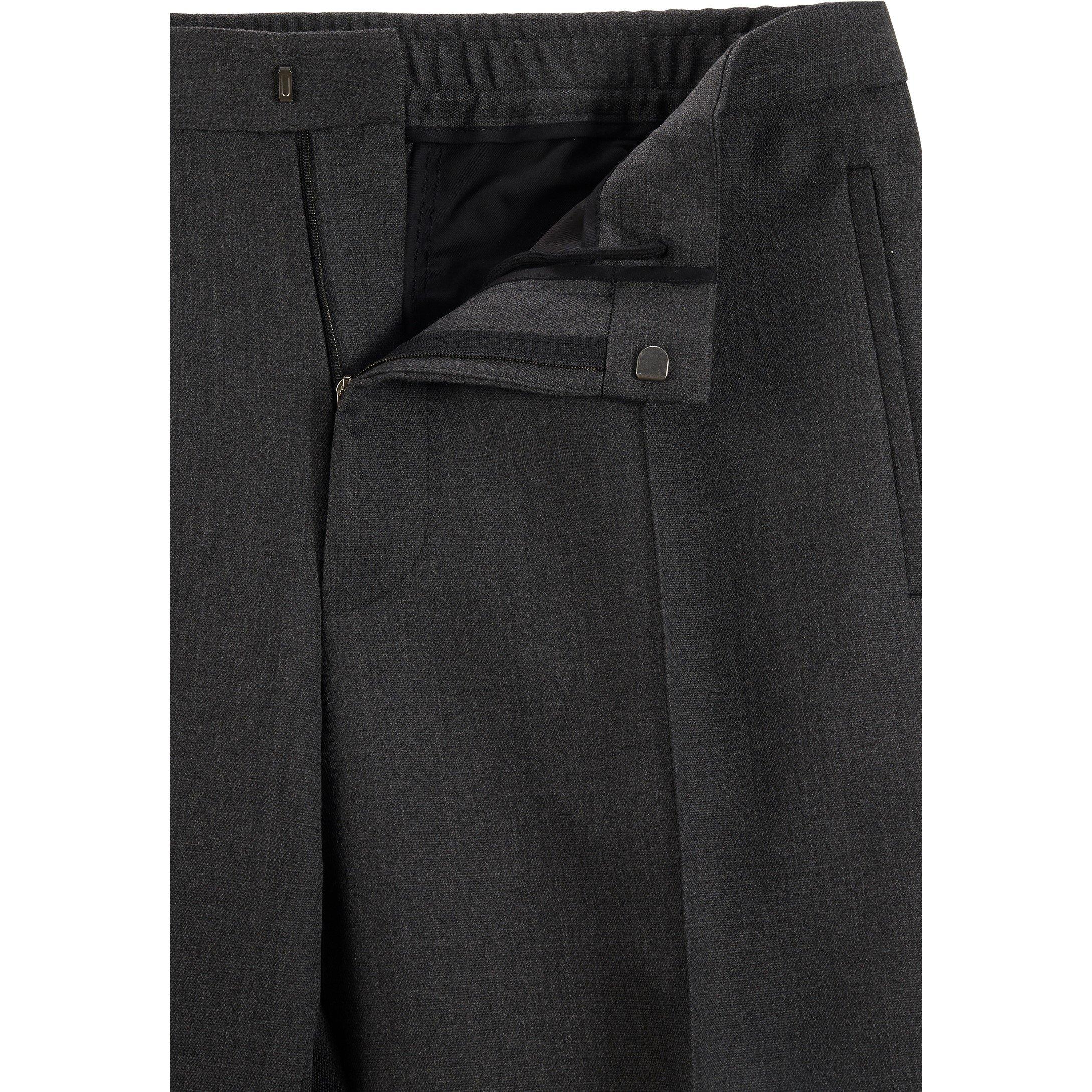 Medium Grey - Boss - Men's Straight Trousers - 6