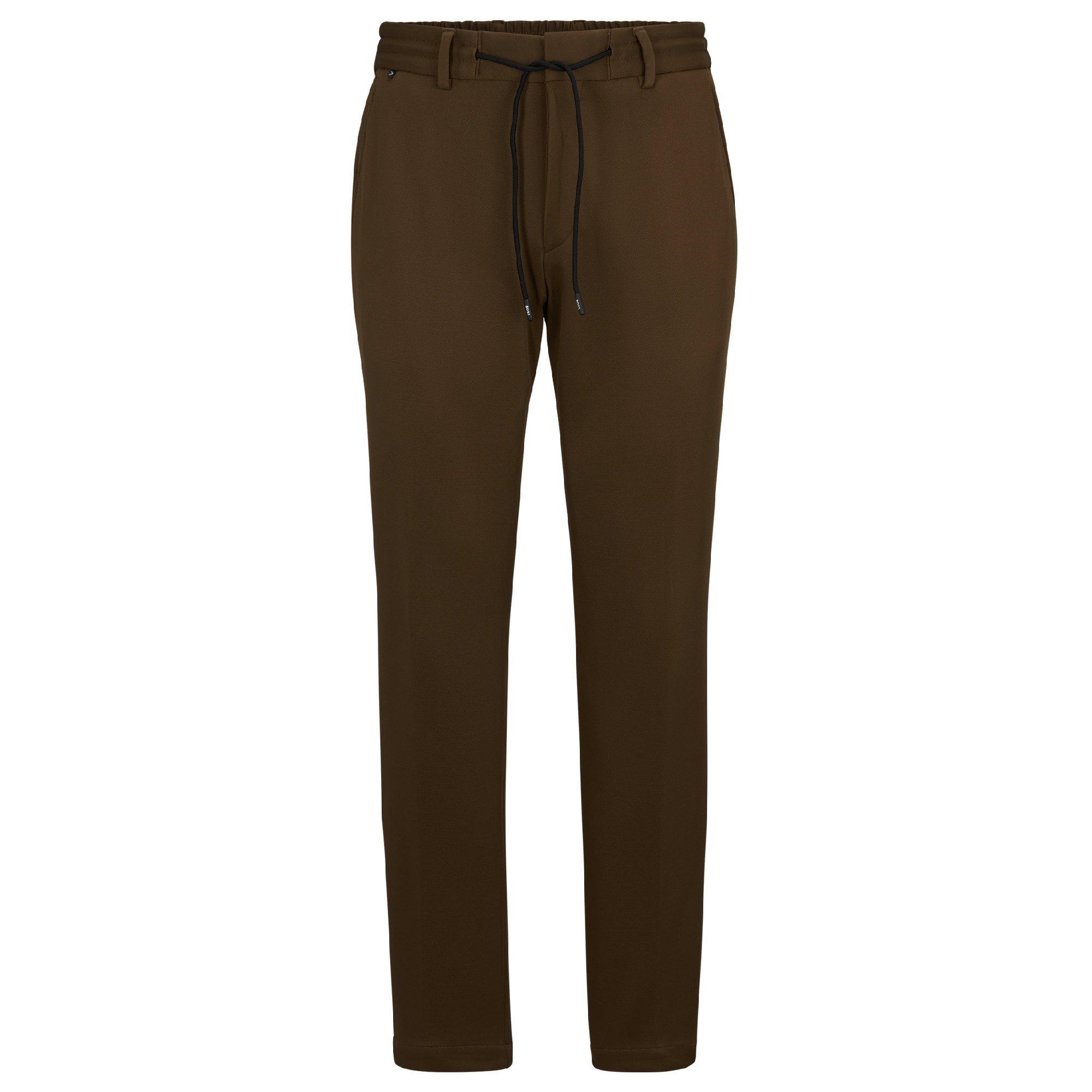 Boss Men's Straight Leg Trousers - Open Green - 40